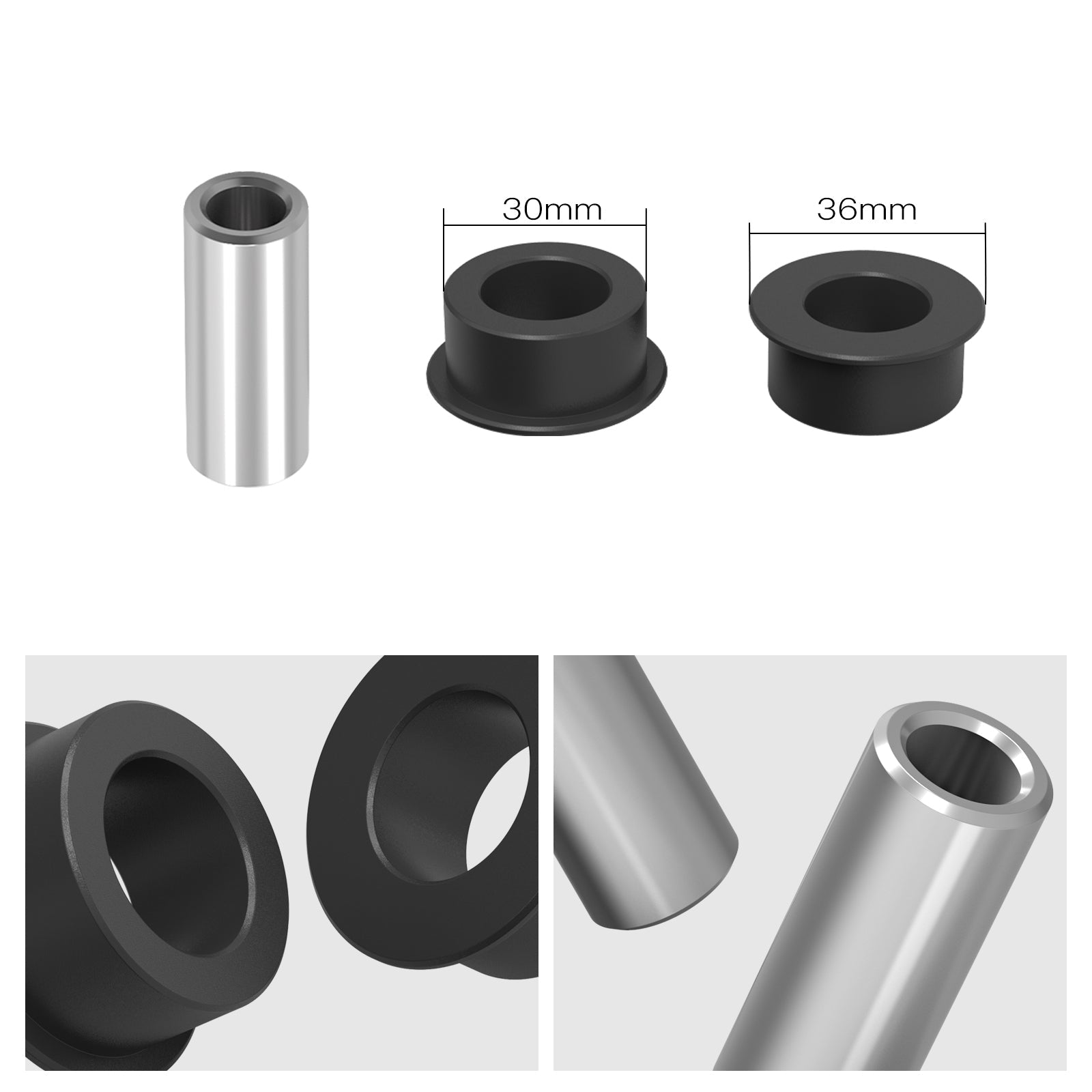 UTV Front Control A-Arm Bushings Sleeve Kit For Honda Talon 1000R 1000X 2019-2024