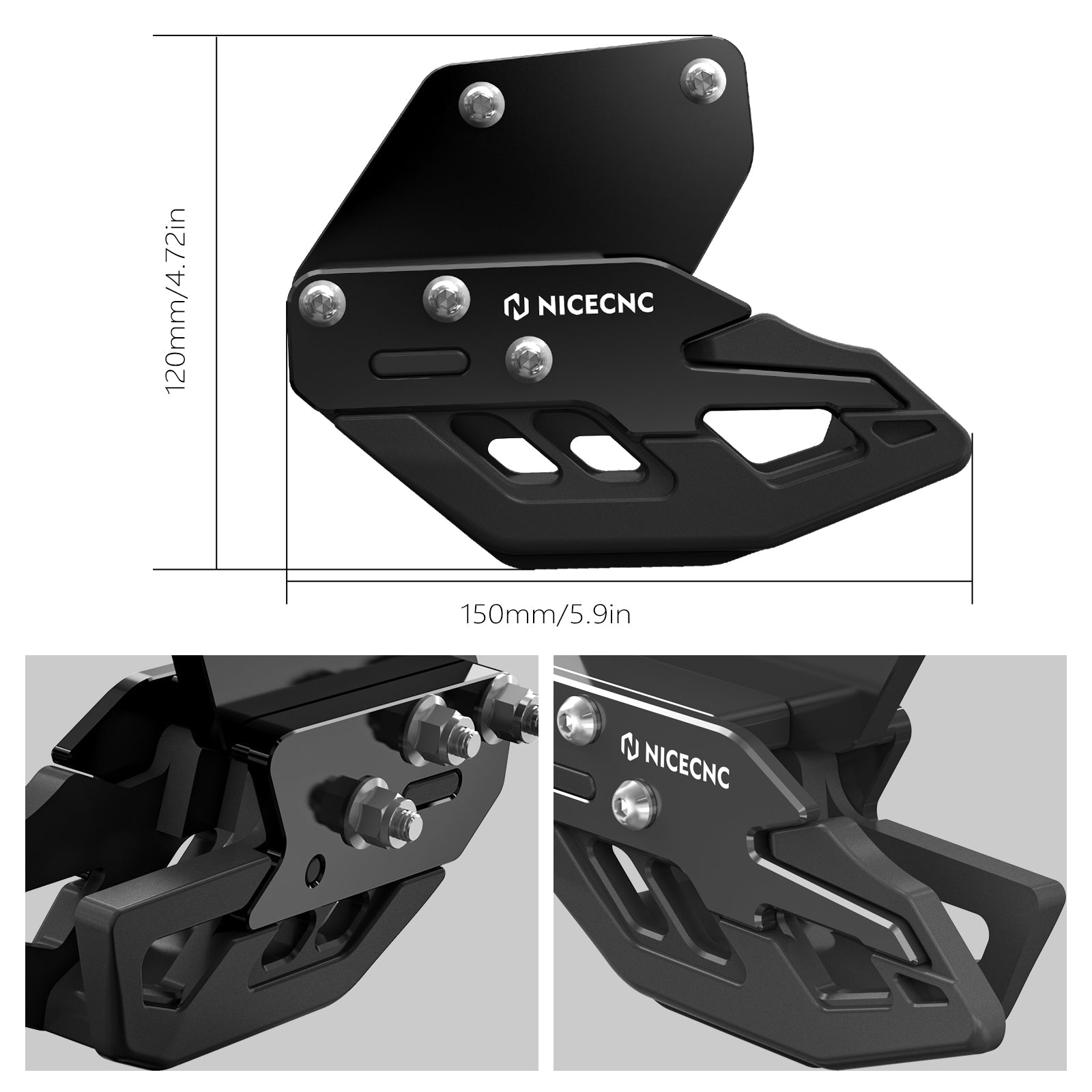 ATV Rear Swingarm Chain Guide Slider For Honda TRX 450 R / ER 2006-2014