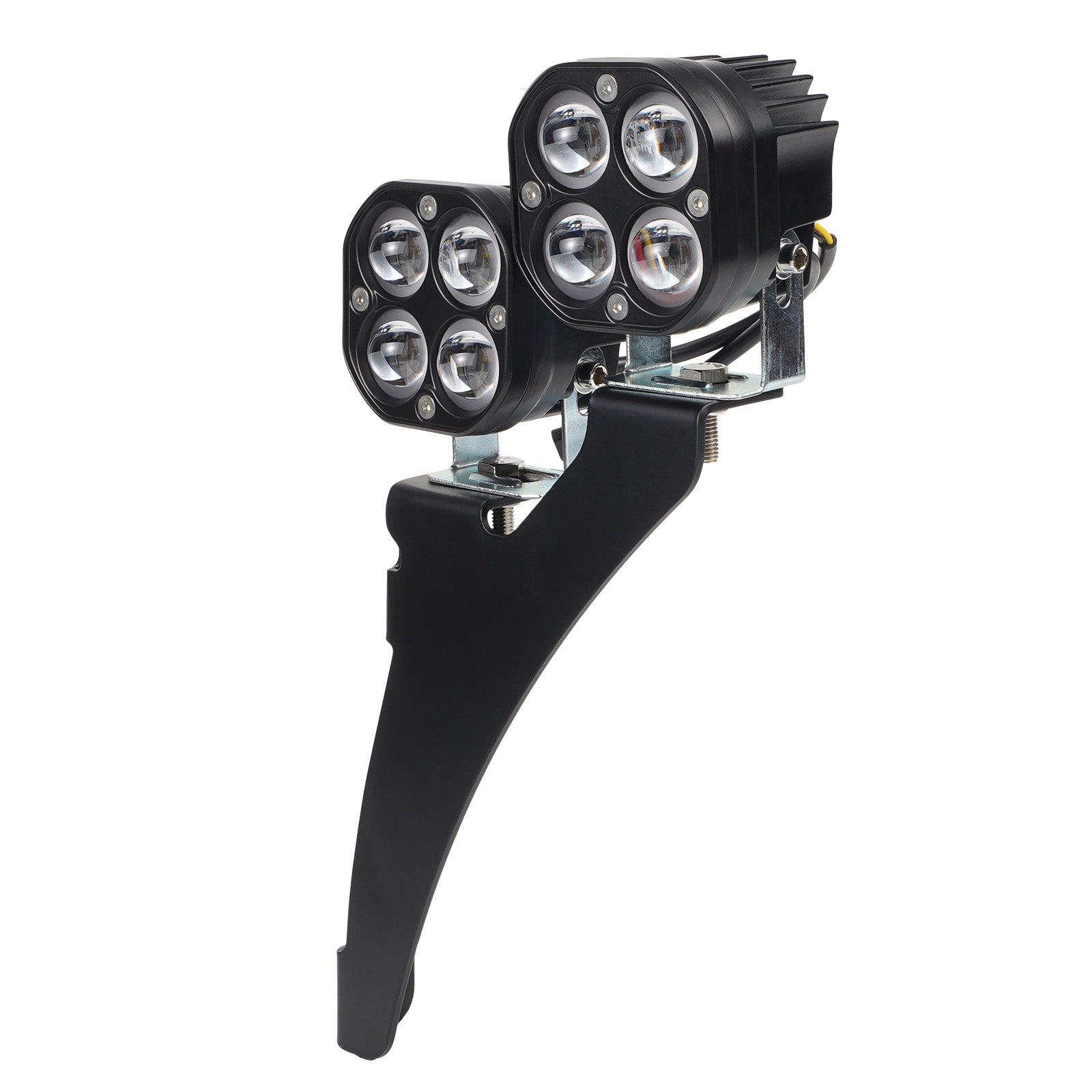 ATV LED Front Headlights Work Lights W/Adjustable Bracket For Honda TRX450 R / ER
