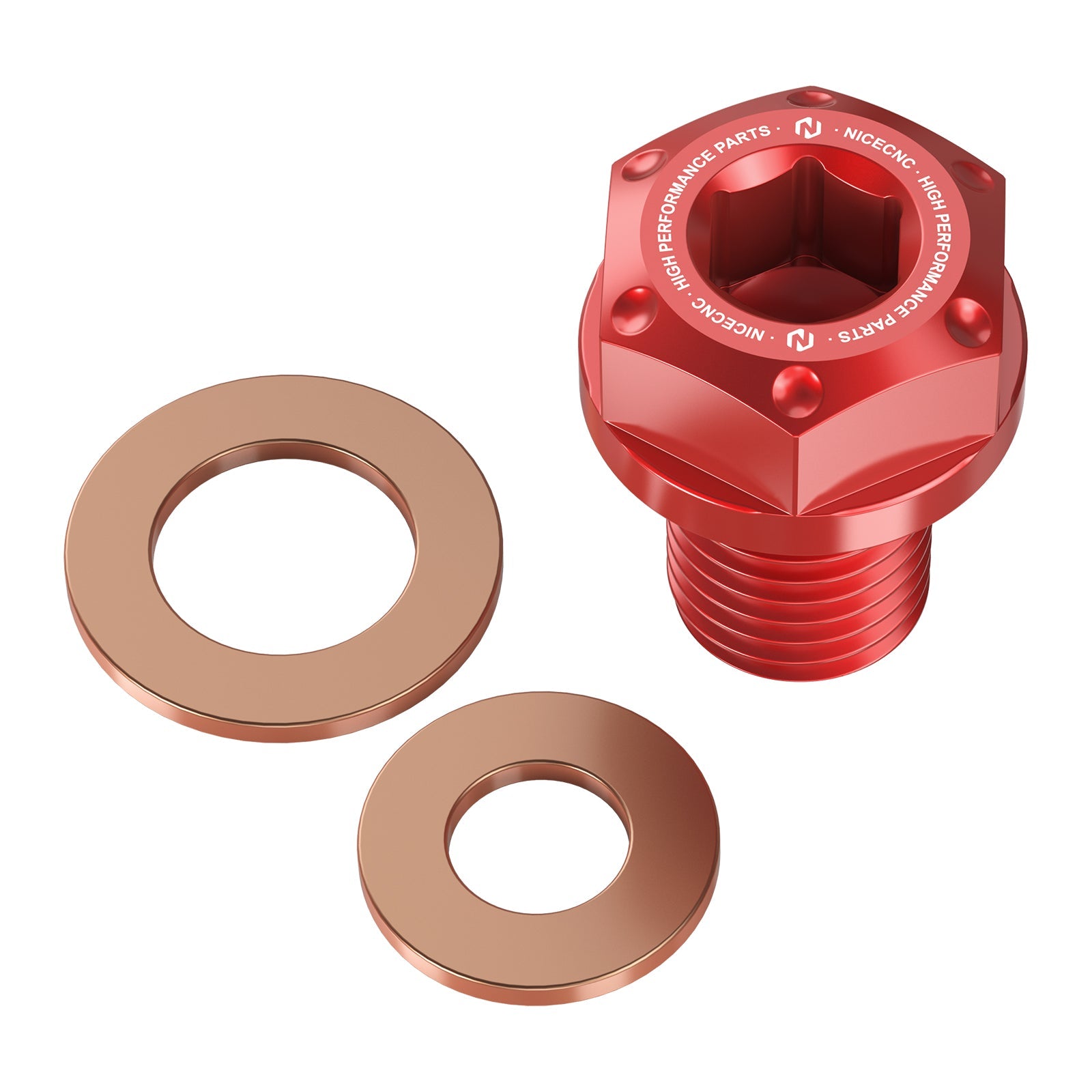 ATV Magnetic Oil Drain Bolt Plug w/ Gaskets For Honda TRX 450 R / ER TRX300X 250X 90X