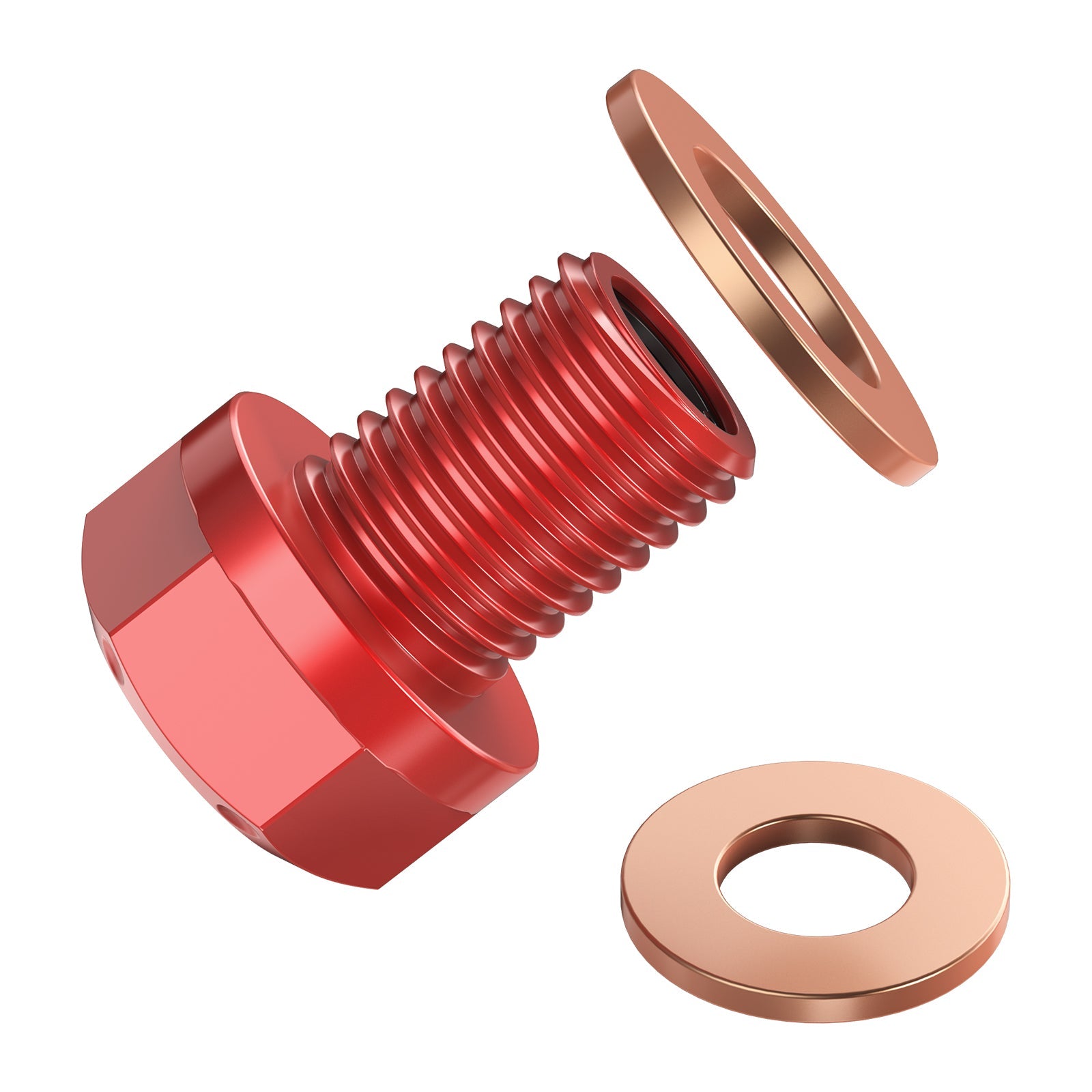 ATV Magnetic Oil Drain Bolt Plug w/ Gaskets For Honda TRX 450 R / ER TRX300X 250X 90X