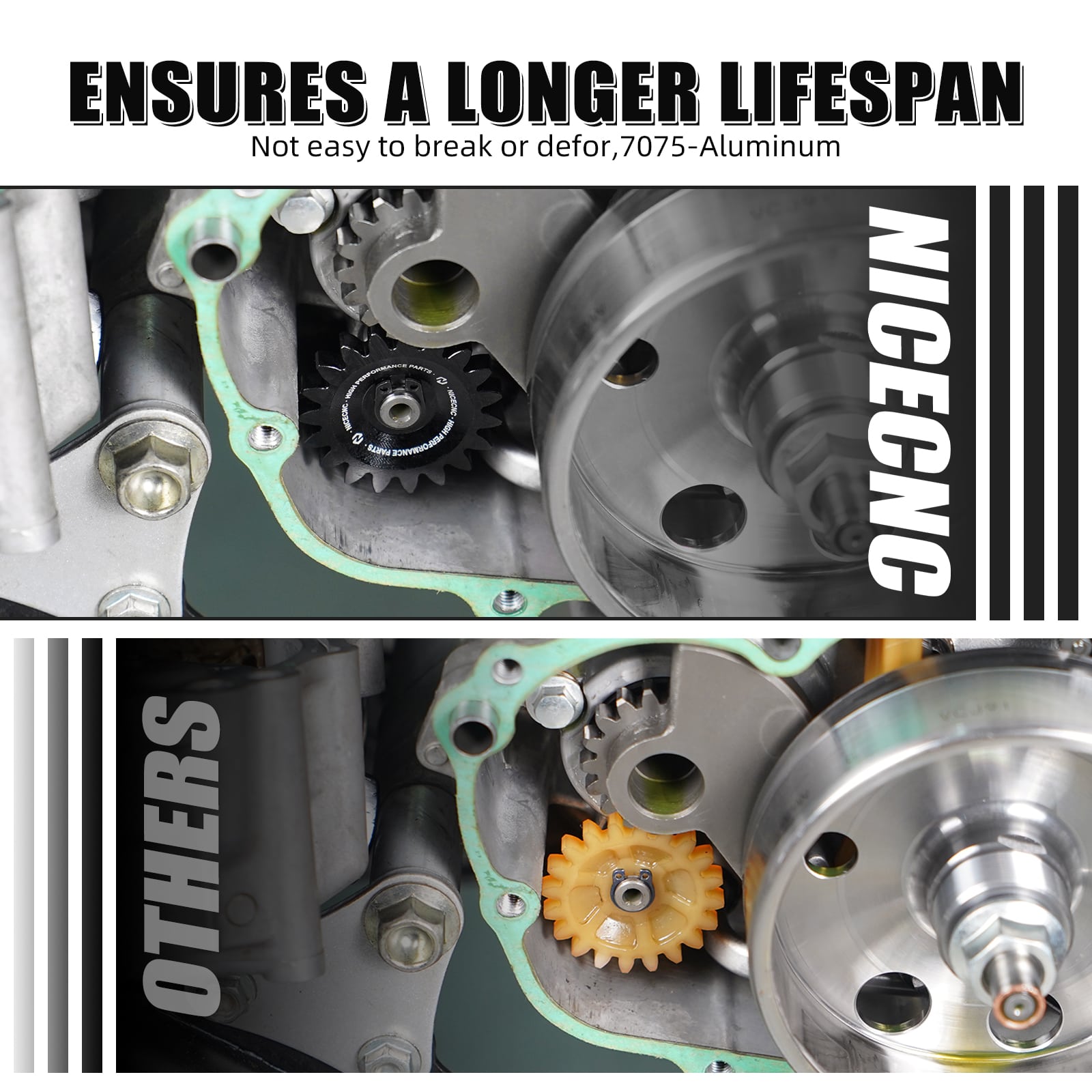 ATV Oil Pump Driven Gear #15133-MEB-670 For Honda TRX450R TRX450ER 06-14
