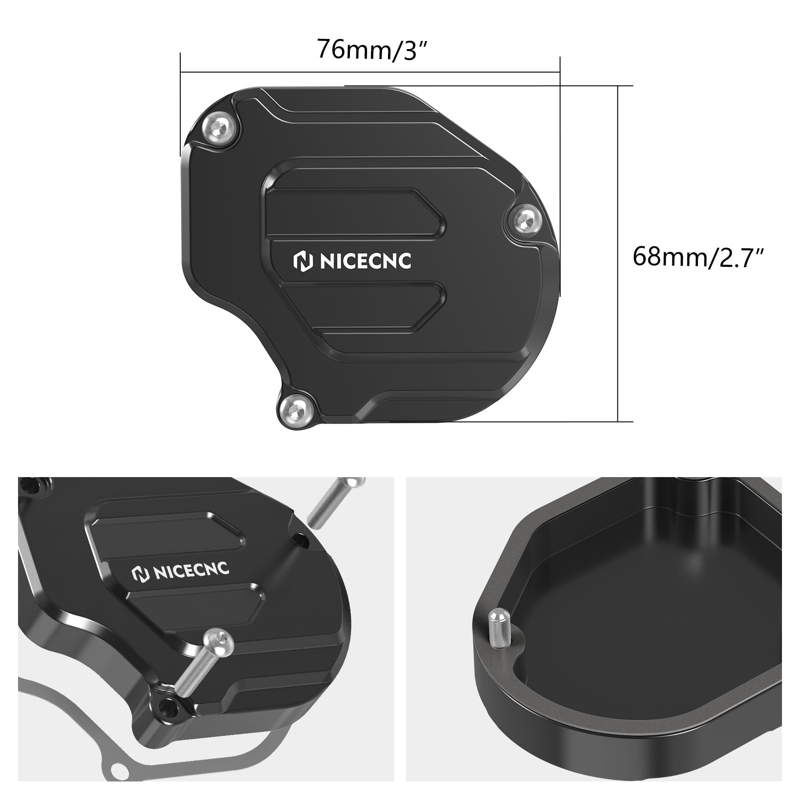ATV Throttle Case Cover Guard w/Gasket For Honda TRX 450 R / ER 2006-2014
