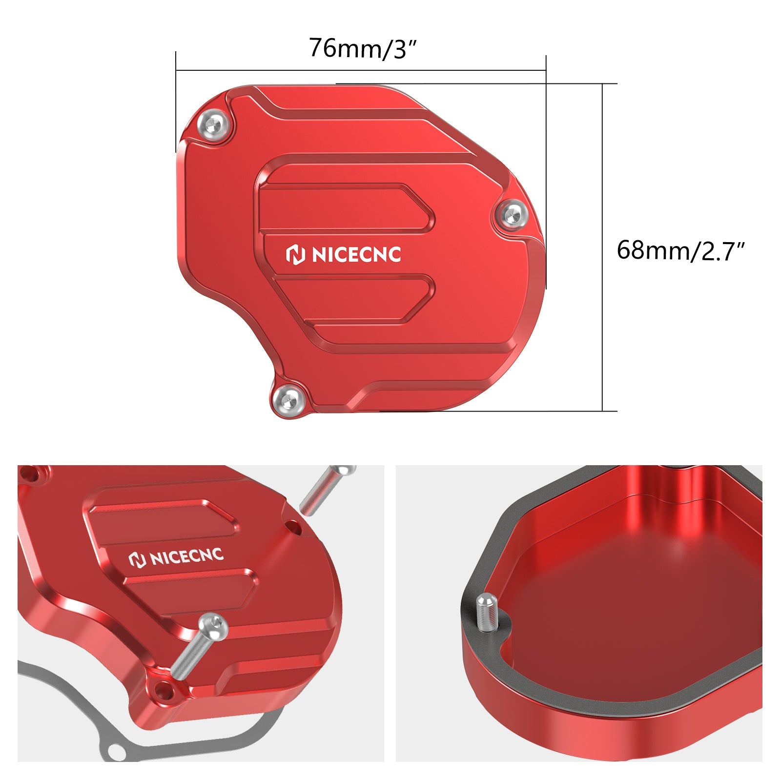 ATV Throttle Case Cover Guard w/Gasket For Honda TRX 450 R / ER 2006-2014