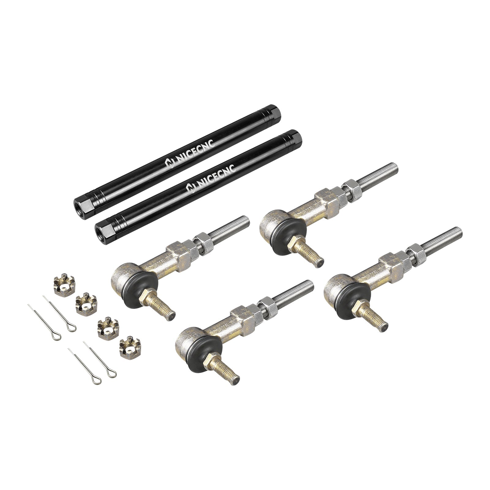 ATV Steering Tierods w/Tie Rod Ball Joints Ends Kit For Honda TRX 450 R / ER