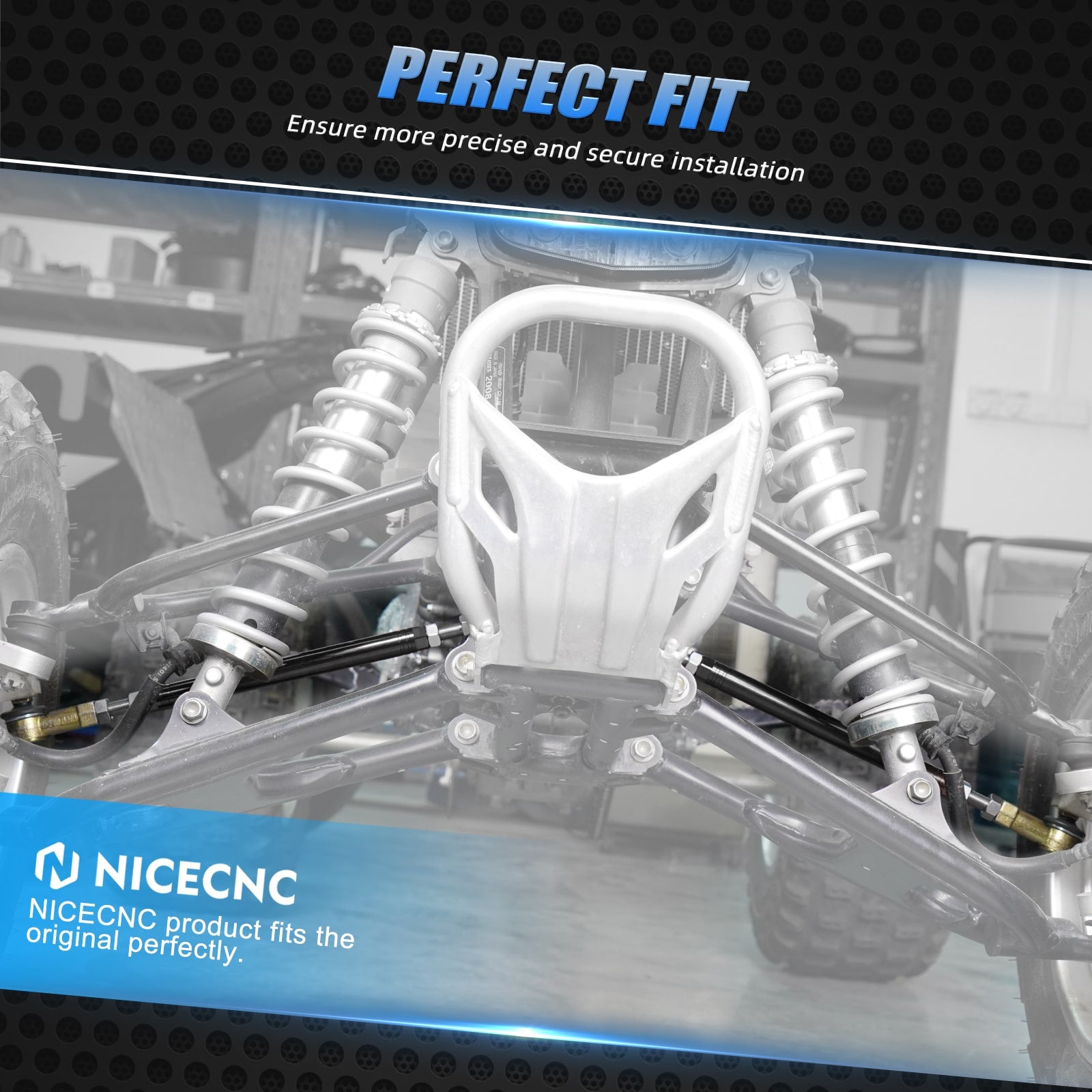 ATV Steering Tierods w/Tie Rod Ball Joints Ends Kit For Honda TRX 450 R / ER