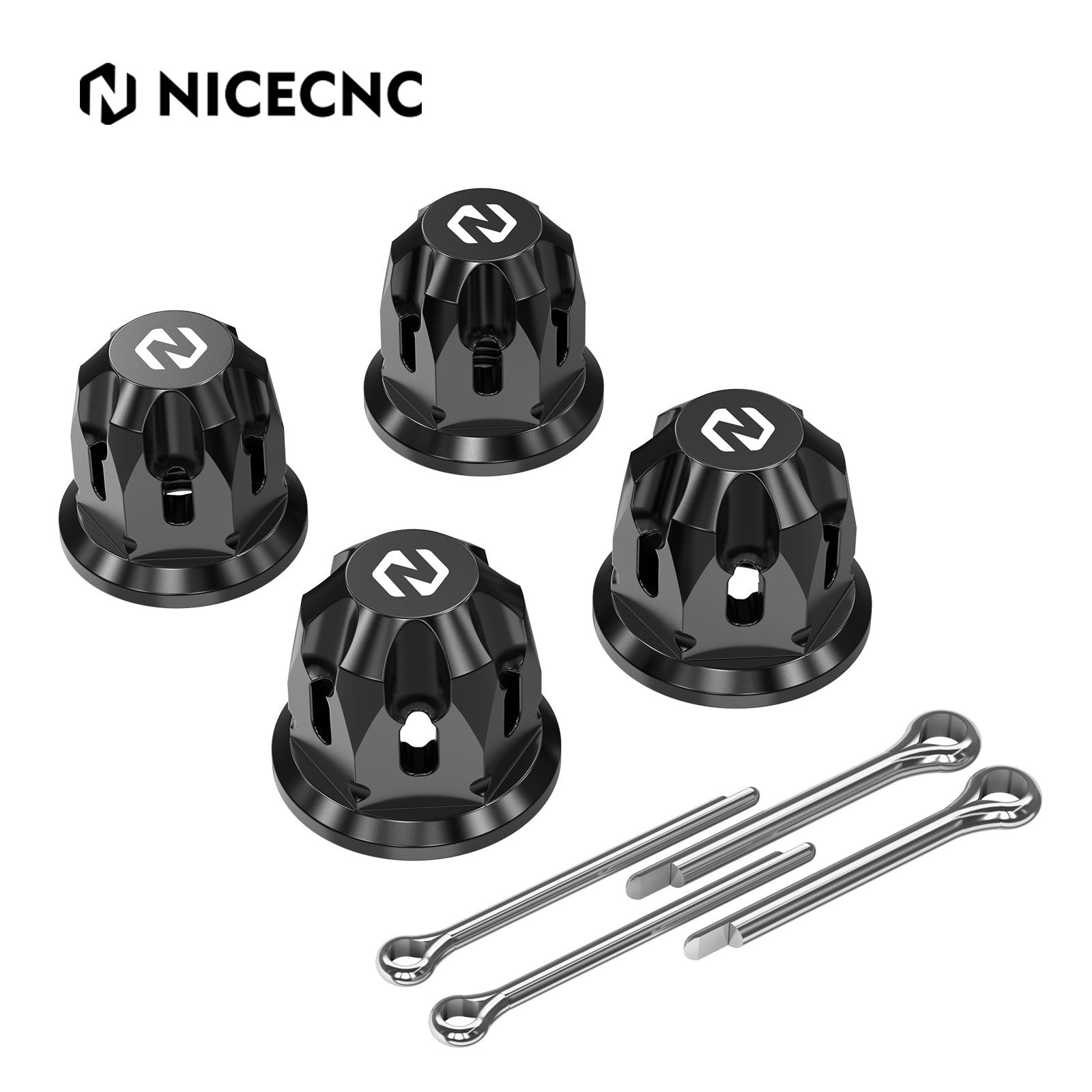 Front + Rear Wheel Axle Nuts Kit For Honda TRX450 R / ER TRX 400X 300X 250X