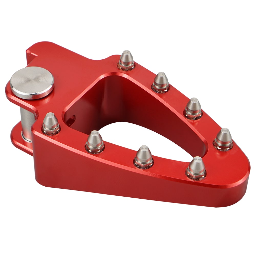 Red Brake Lever Pedal Enlarge Plate Tip For Honda XR650L 1993-2024