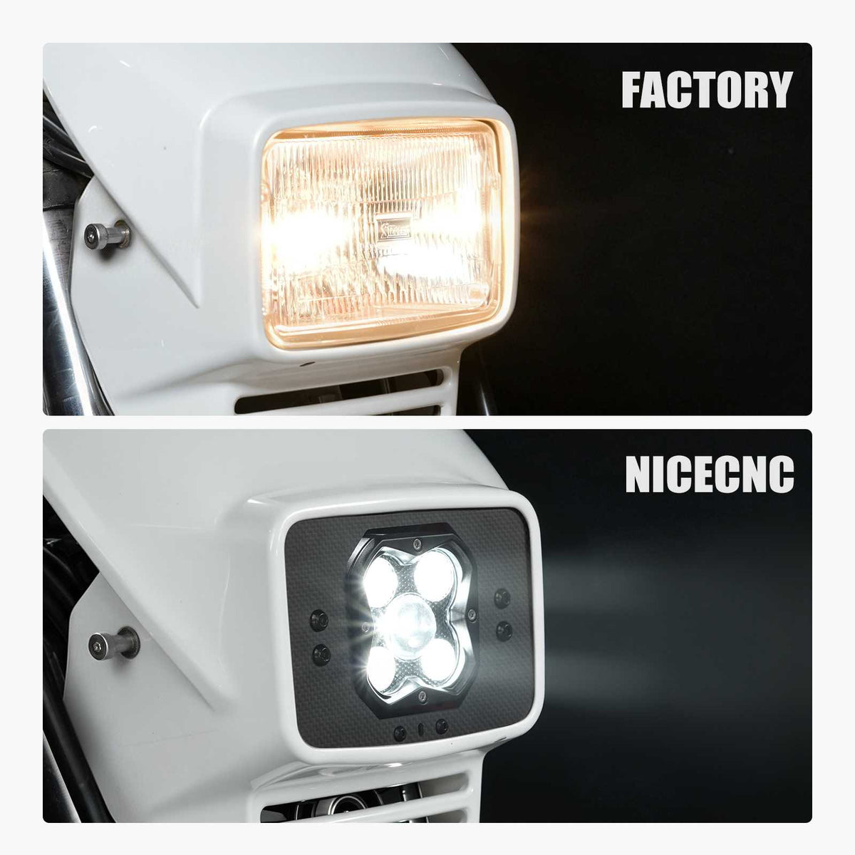 Kit de phares LED haute luminosité tout-terrain pour Honda XR650L 1993-2025