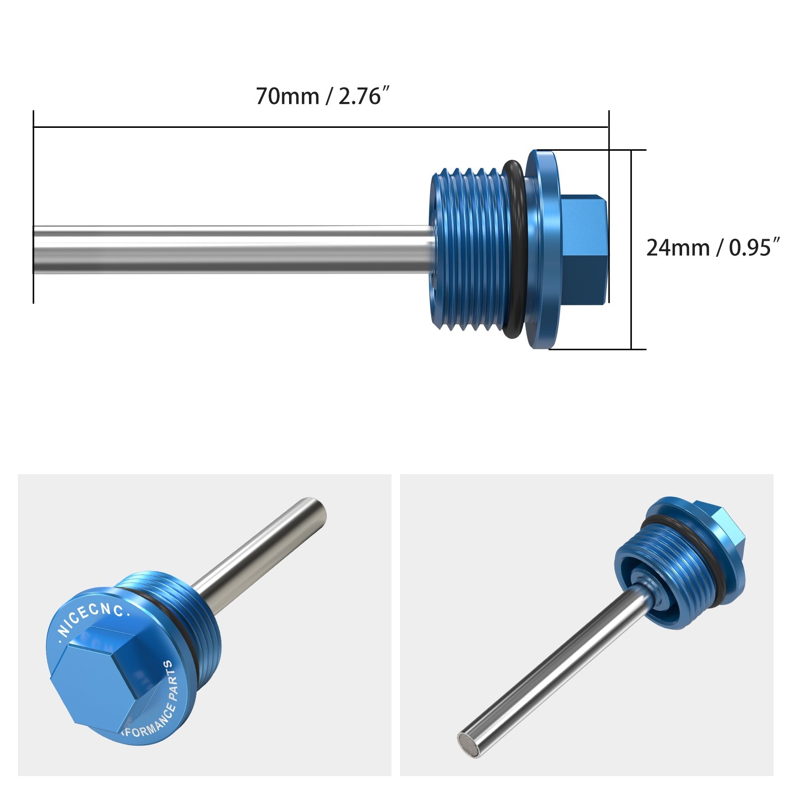 Magnetic Oil Drain Plug Bolt For Husqvarna 701 Enduro Supermoto SM Vitpilen