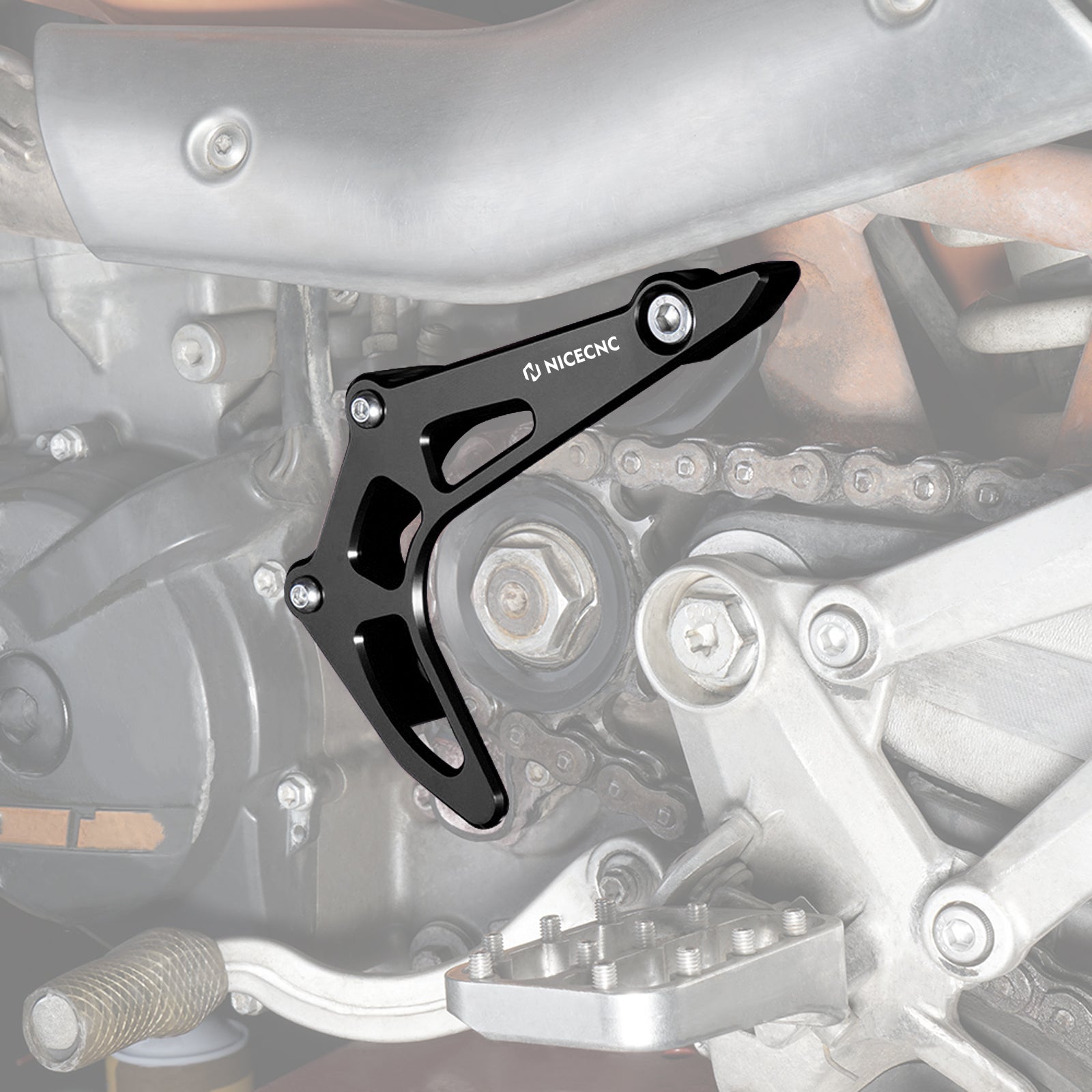 Sprocket Cover Case Saver Chain Guard For Husqvarna 701 Enduro Supermoto 2016-2023