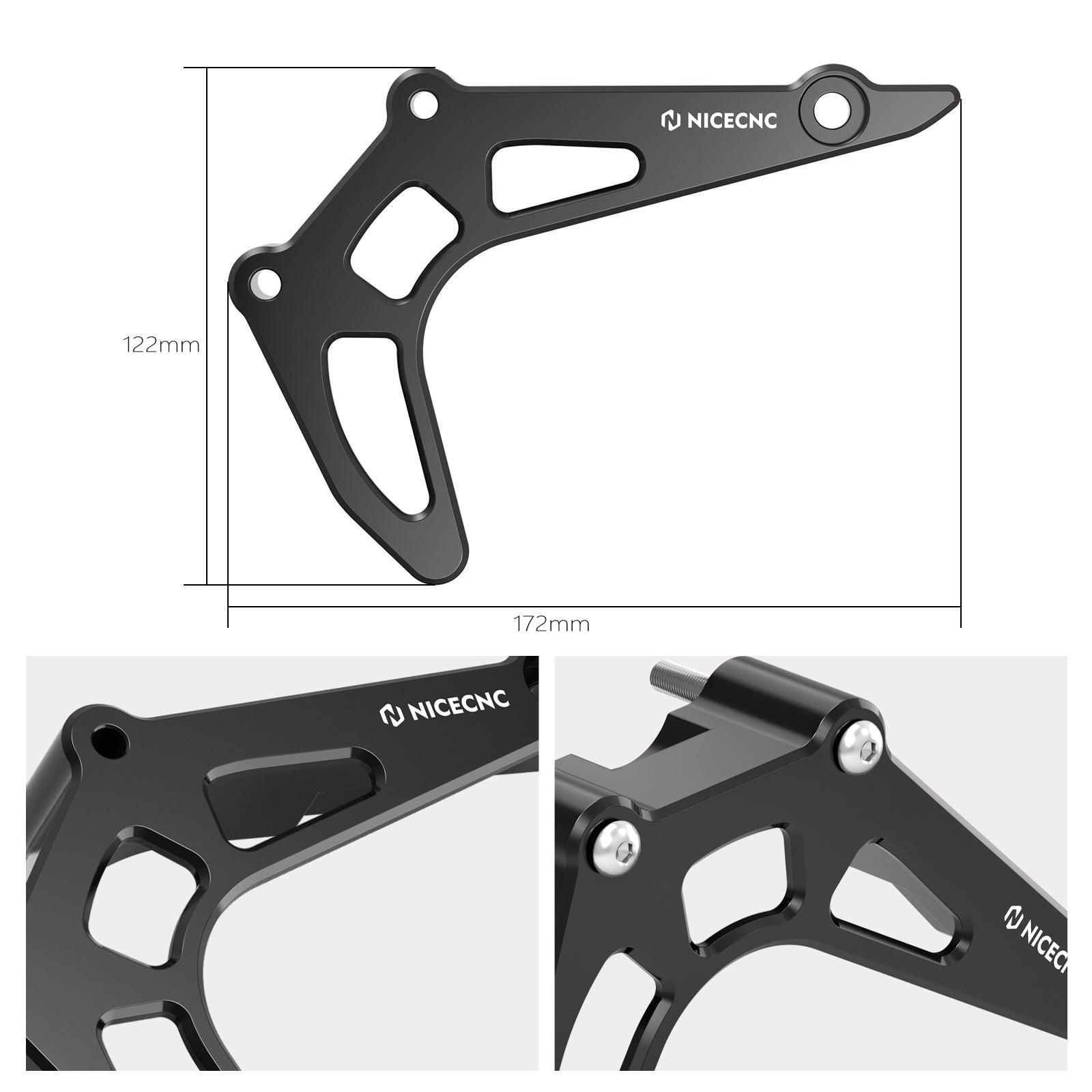 Sprocket Cover Case Saver Chain Guard For Husqvarna 701 Enduro Supermoto 2016-2023