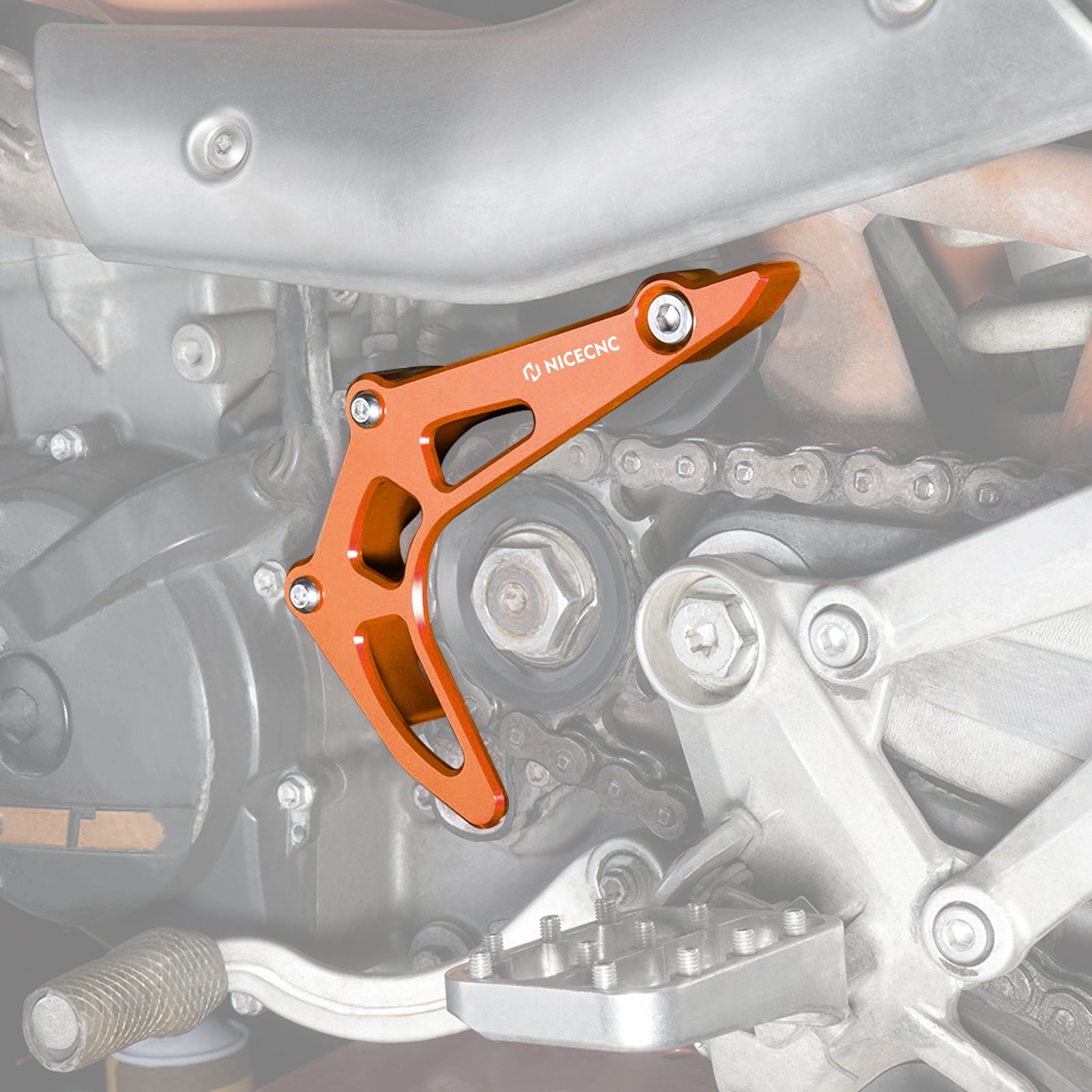 Sprocket Cover Case Saver Chain Guard For Husqvarna 701 Enduro Supermoto 2016-2023