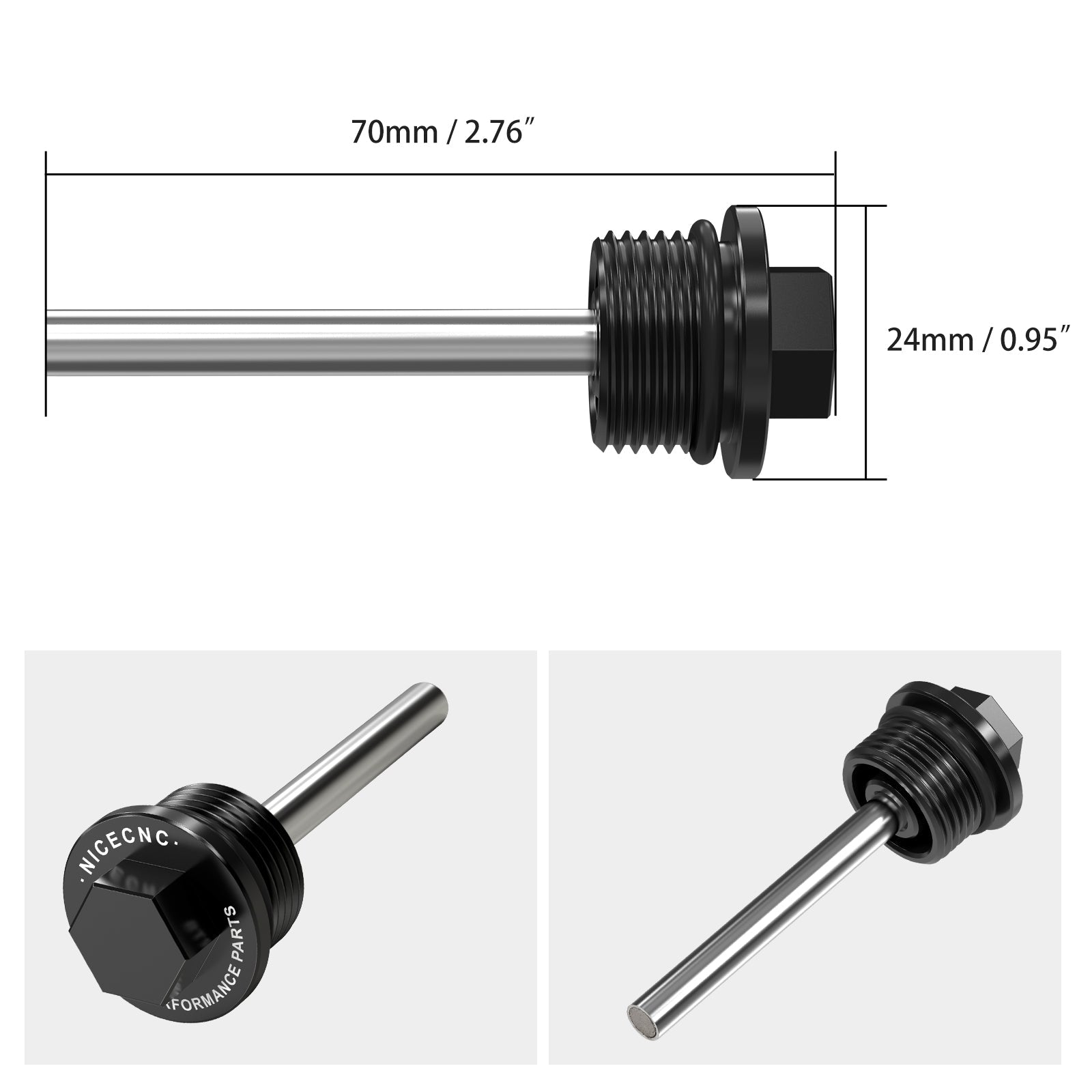 Magnetic Oil Drain Plug Bolt Screw For KTM 690 Enduro SMC R 2008-2025