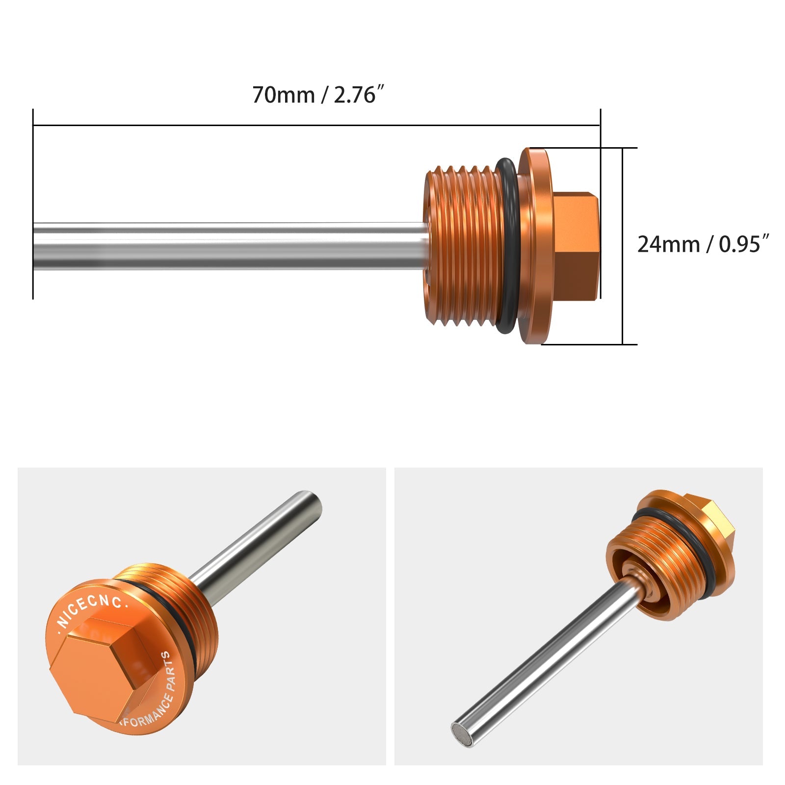 Magnetic Oil Drain Plug Bolt Screw For GasGas SM ES 700 2022-2025