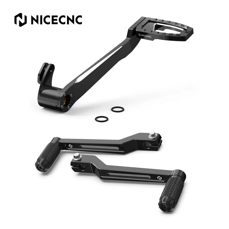 Rear Brake Pedal + Heel Toe Shifter Levers For Harley Road King Street Glide Ultra Limited