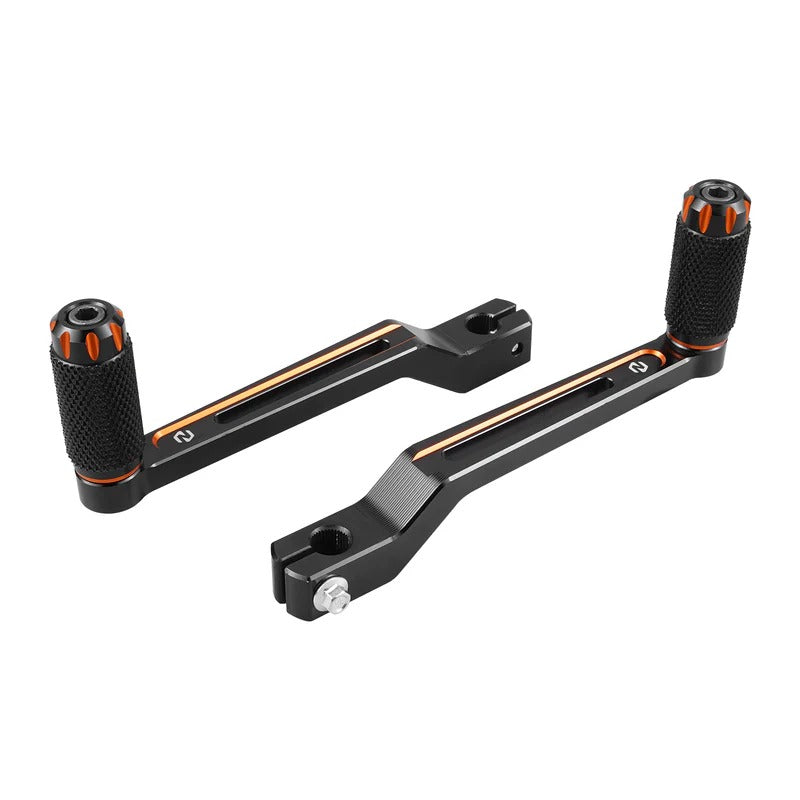 Rear Brake Pedal + Heel Toe Shifter Levers For Harley Road King Street Glide Ultra Limited