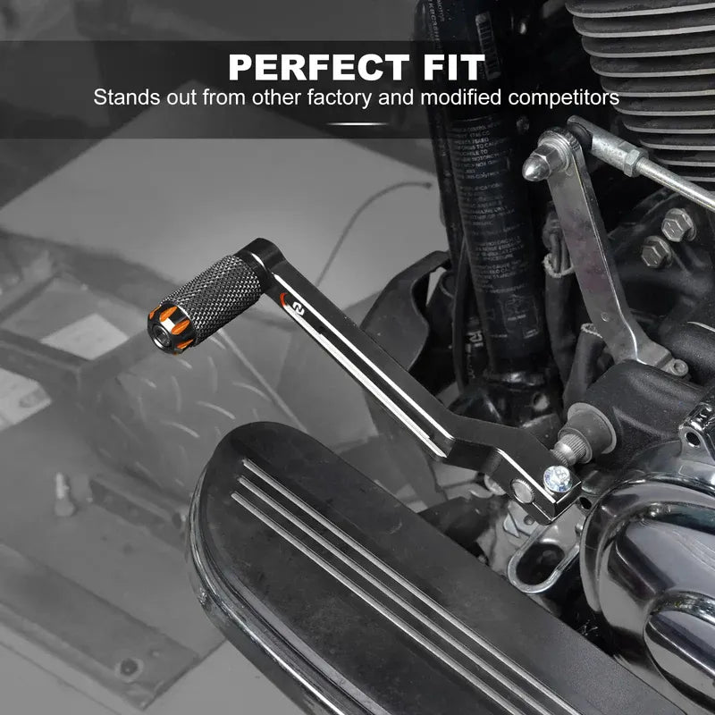 Rear Brake Pedal + Heel Toe Shifter Levers For Harley Road King Street Glide Ultra Limited
