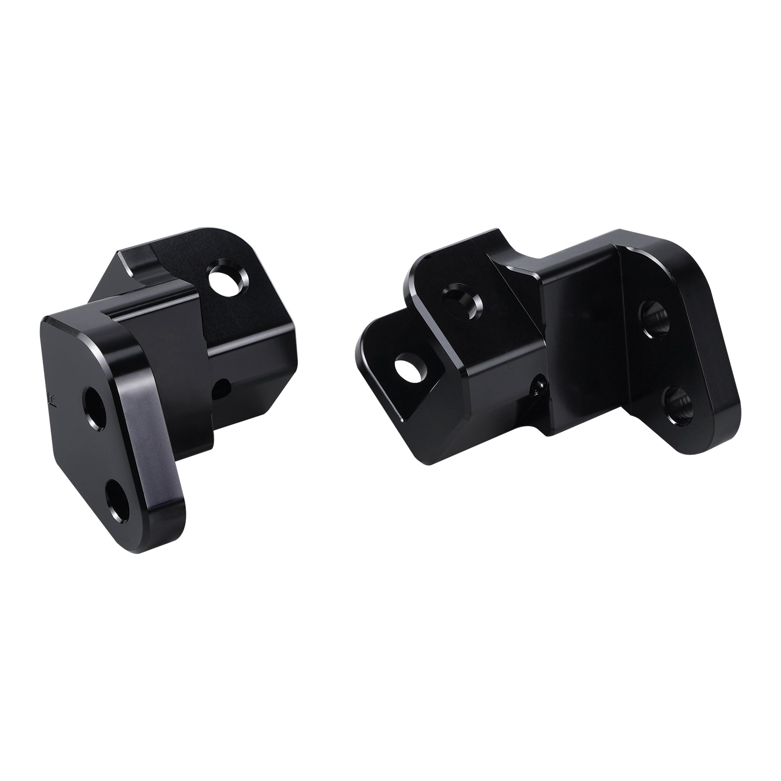 Enlargerd Wide Footpegs Pedals + Lowered Brackets For Kawasaki KLR650 1987-2018
