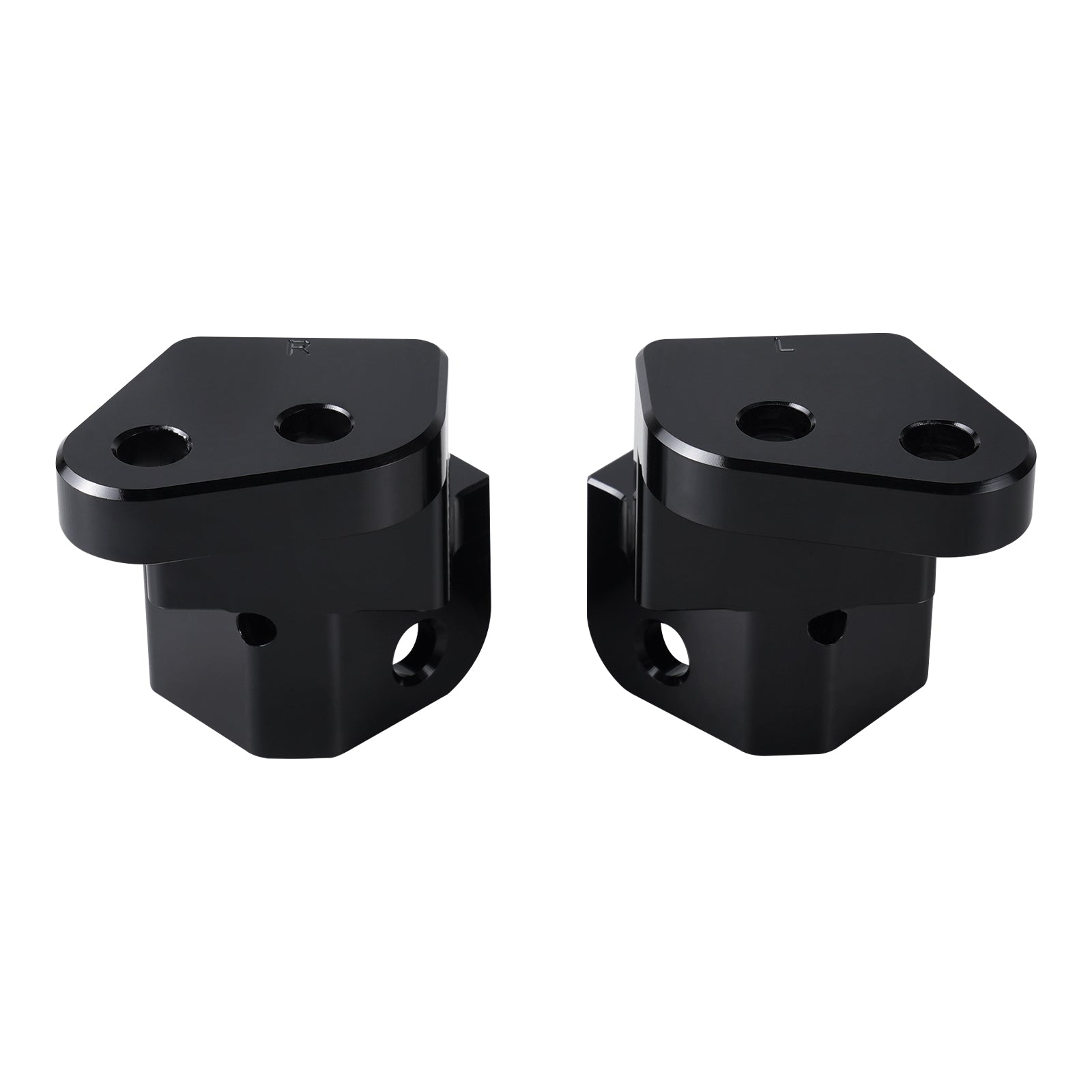 Enlargerd Wide Footpegs Pedals + Lowered Brackets For Kawasaki KLR650 1987-2018