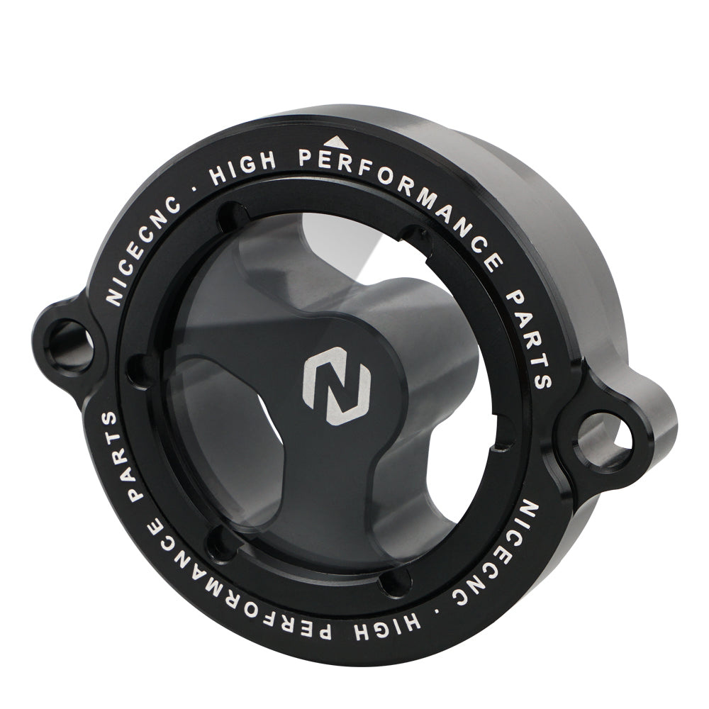 Transparent Engine Oil Filter Cover Cap For Kawasaki KLR 650 1987-2024