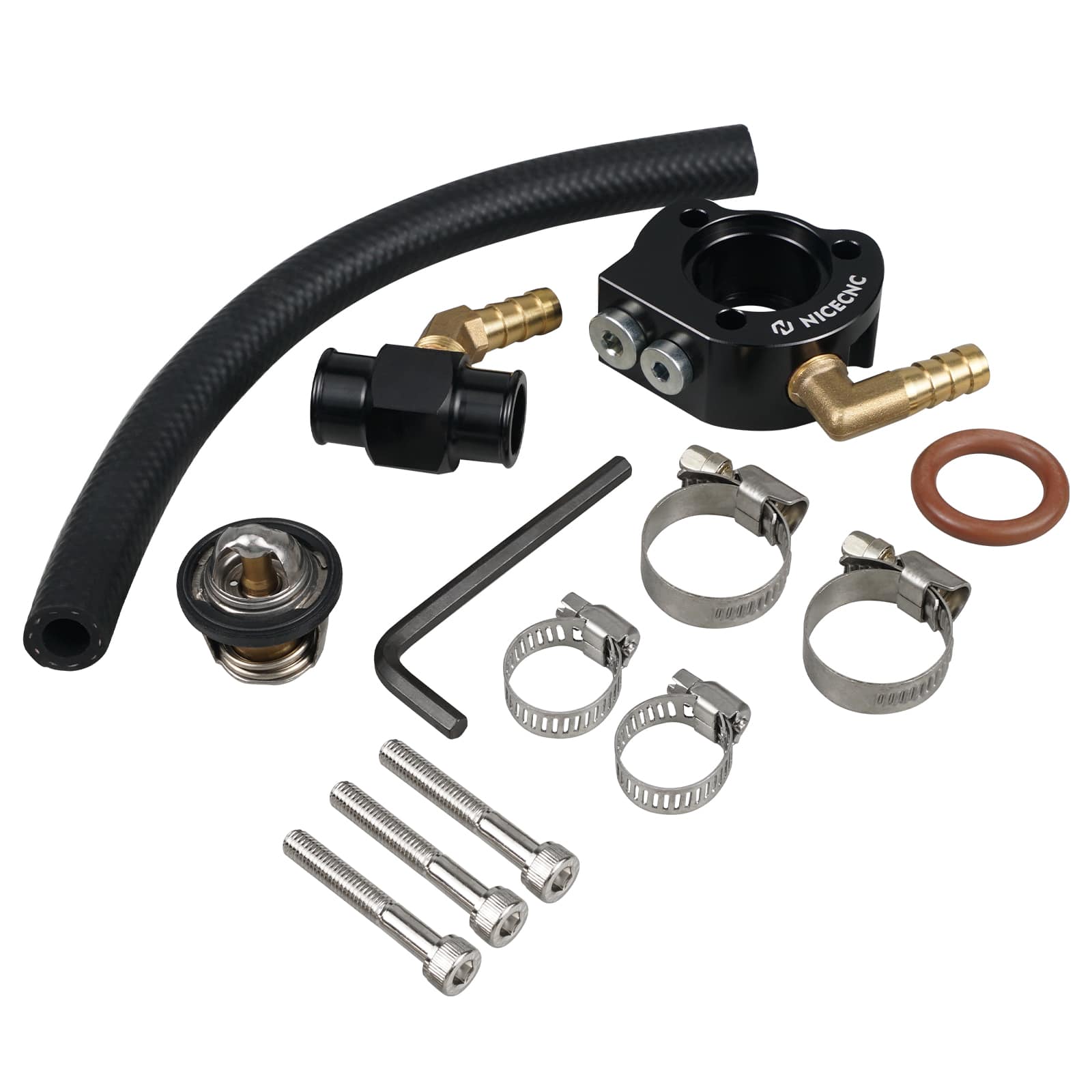 Cooling System Modification Thermostat Kit For Kawasaki KLR650 1987-2024