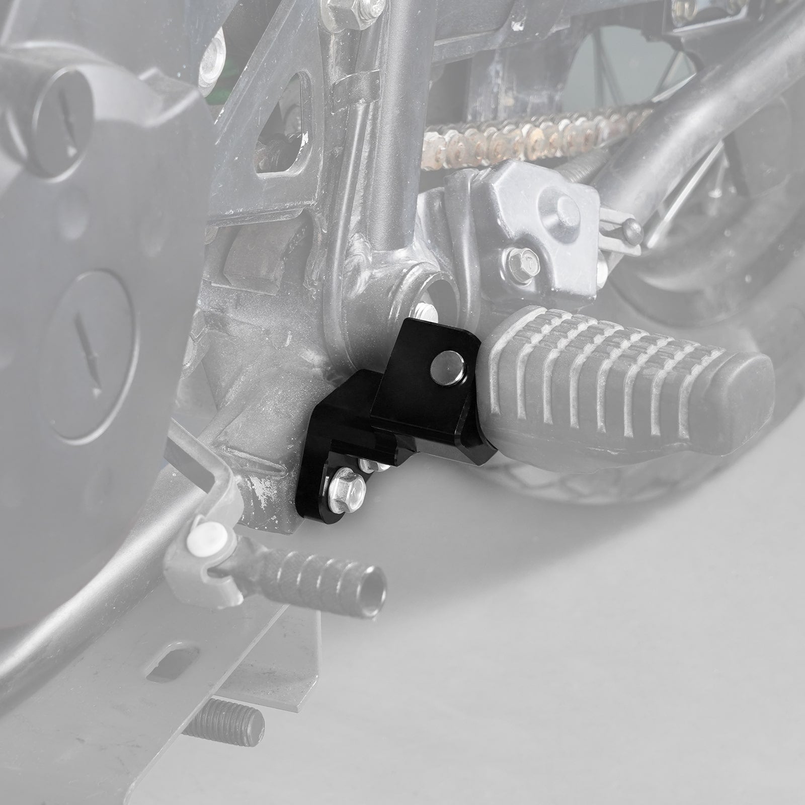 Footpeg Footrest Lowering Mounts Drop Brackets For Kawasaki KLR650 1987-2018
