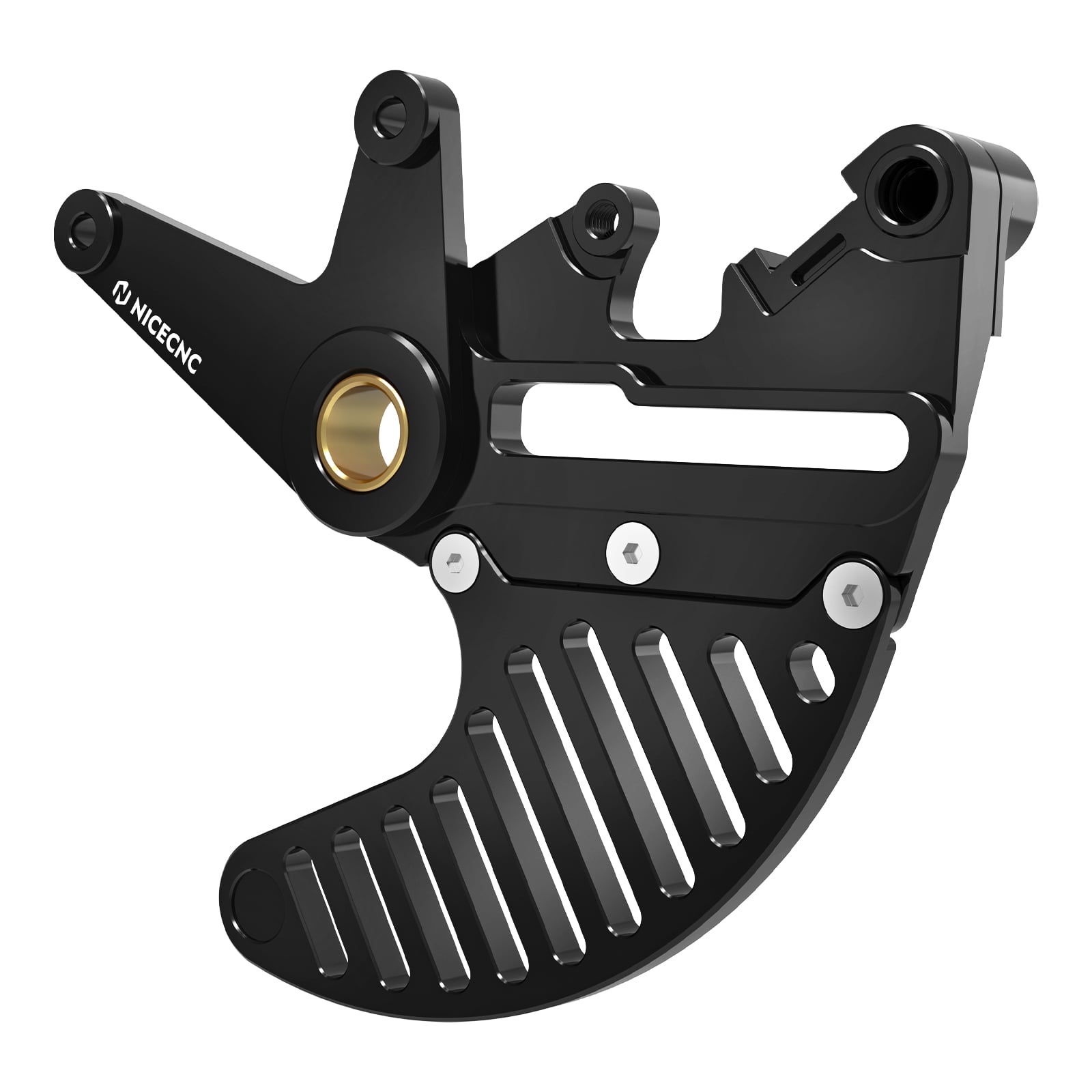 Rear Dual Calipers Bracket Stunt Brake Disc Guard For KTM/HUSQVARNA/GAS GAS