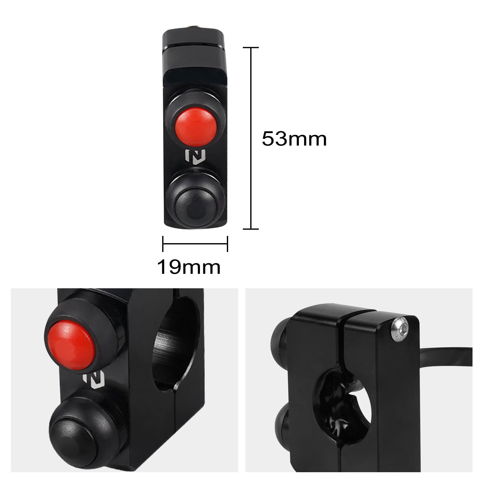 Start Kill Stop Switch Button For KTM 125-500 2008-2023 Husqvarna TE/FE 150-501 2014-2023 Gas Gas