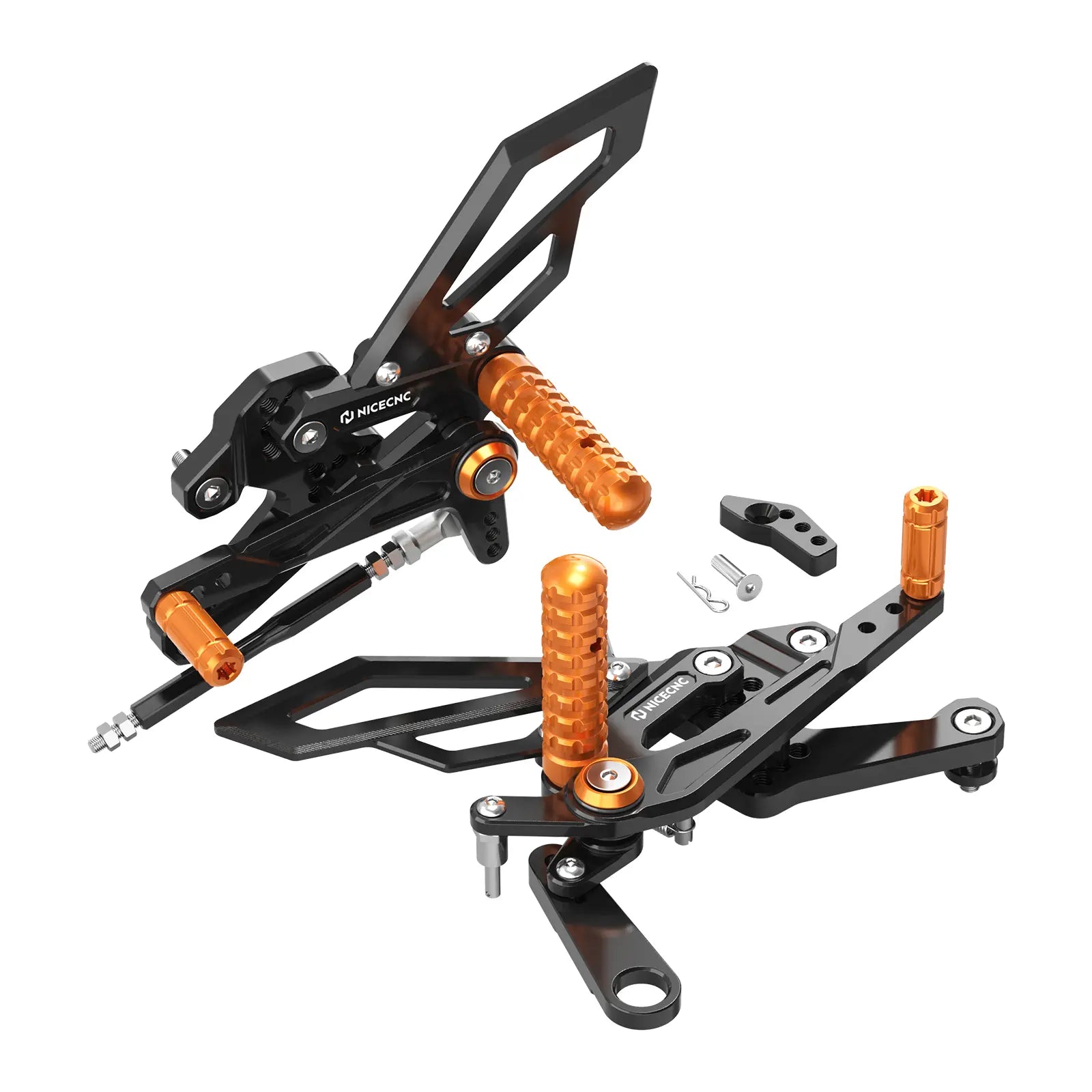 Adjustable Race Rearsets Footpeg Kit For KTM 390 Duke 2024-2026