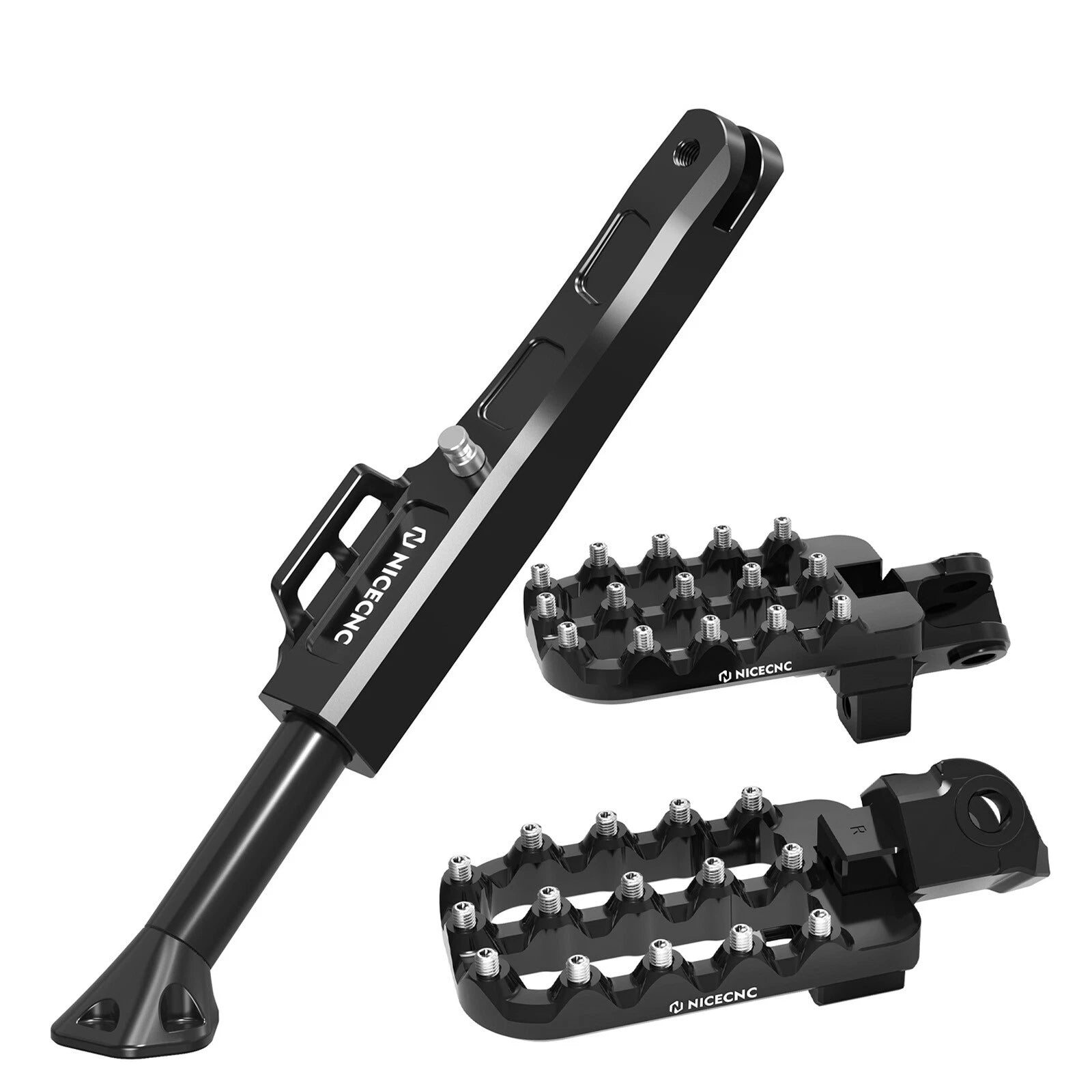 4-Level Adjustable Kickstand + Lower Enlarged Foot Pegs For GasGas ES SM 700