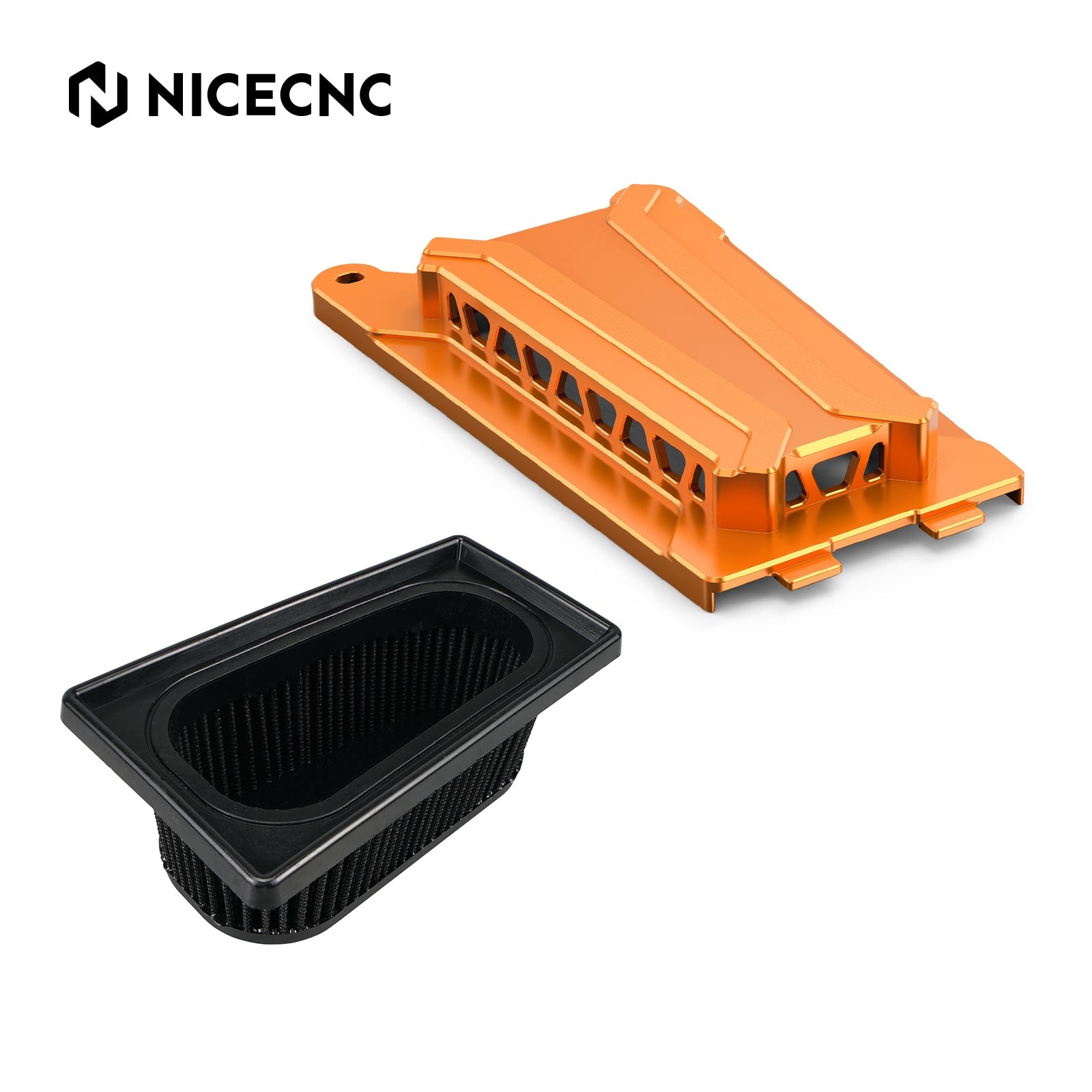 High-Flow Air Filter + Vented Airbox Top Cover For GasGas ES SM 700 2022-2025
