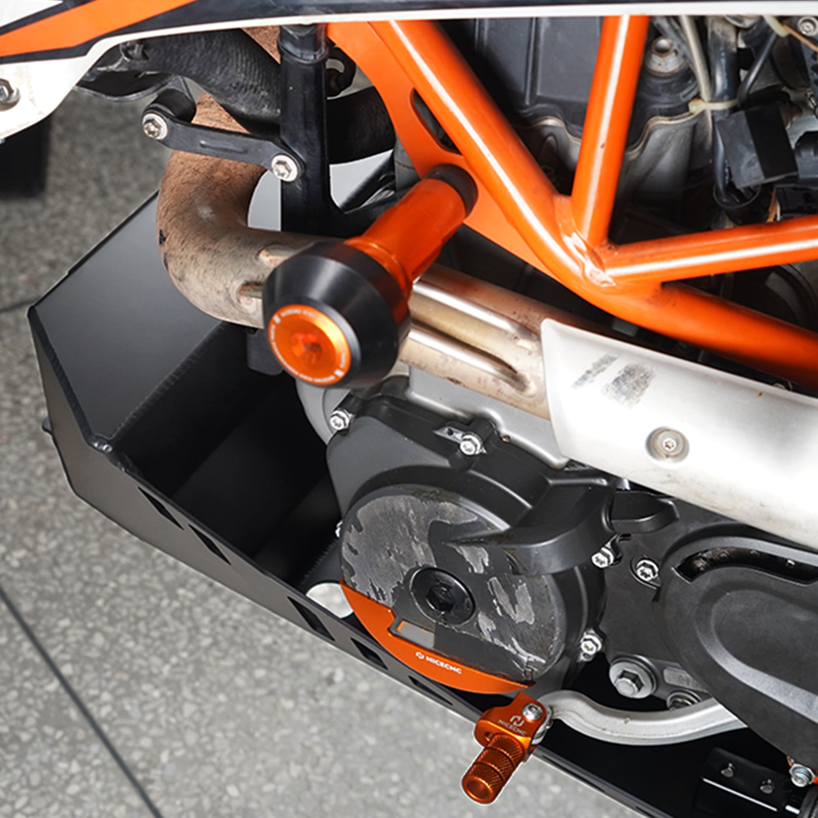 Skid Plate Engine Guard w/Built-in Toolbox For GasGas SM ES 700 2022-2025