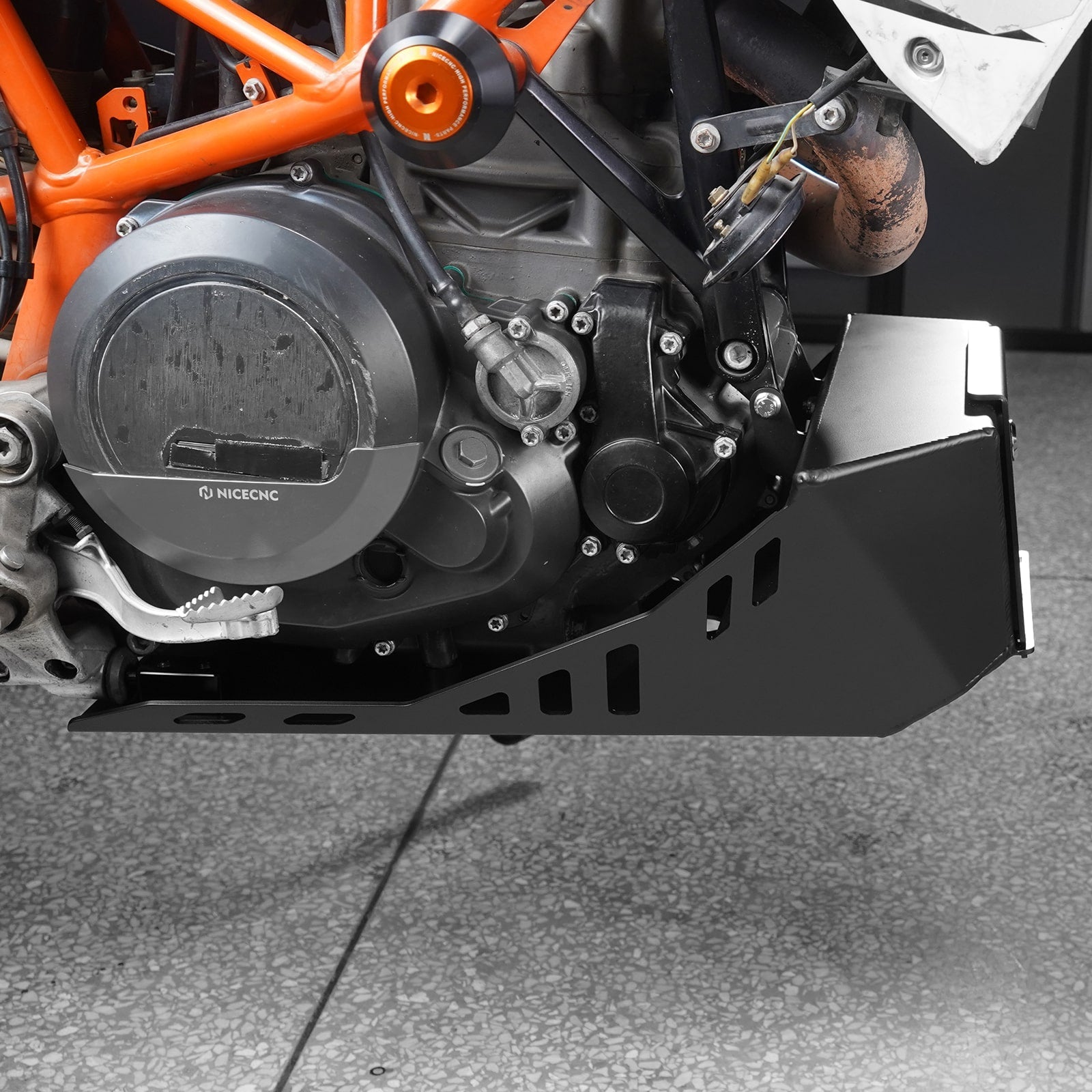 Skid Plate Engine Guard w/Built-in Toolbox For GasGas SM ES 700 2022-2025