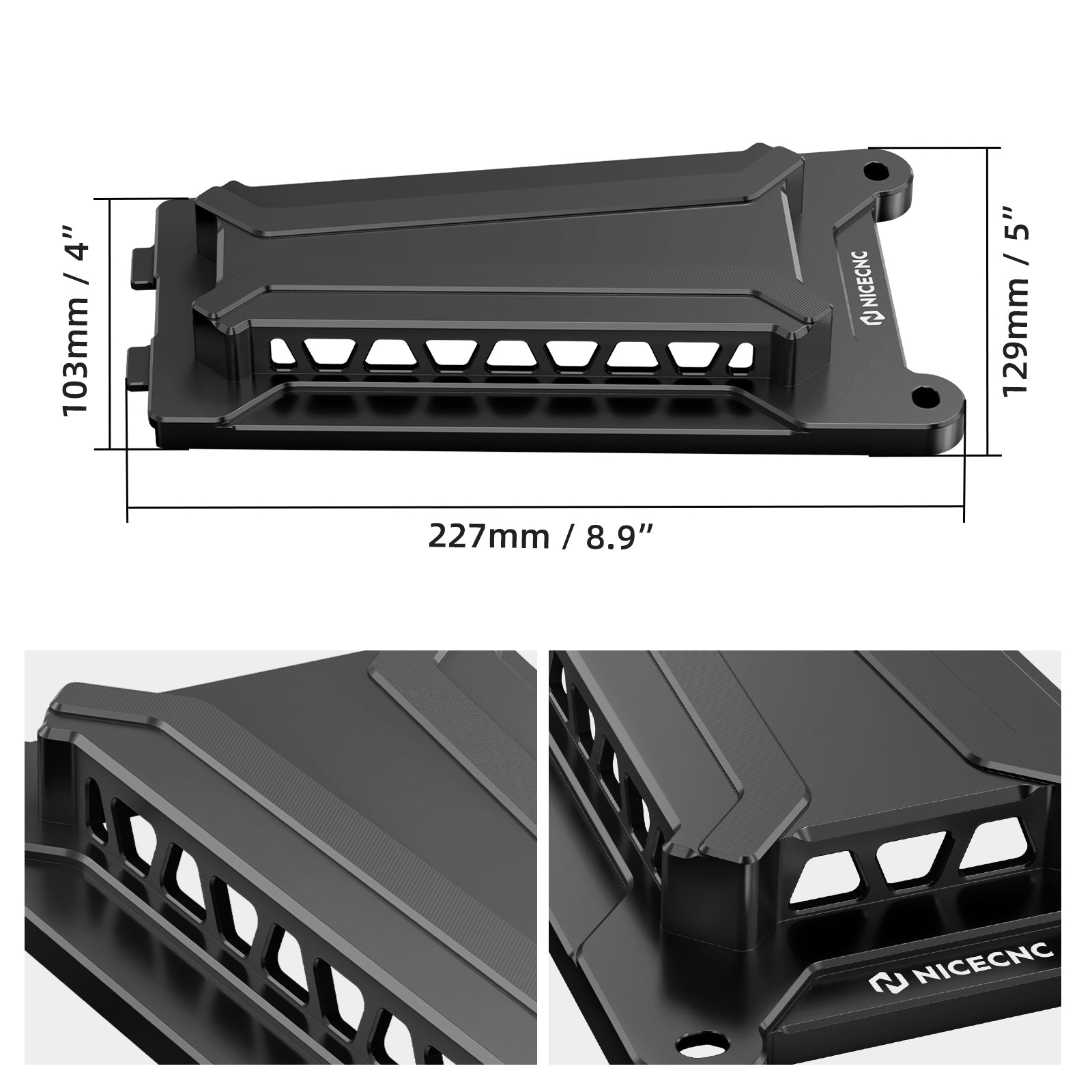 High-Flow Air Filter + Vented Airbox Top Cover For GasGas ES SM 700 2022-2025