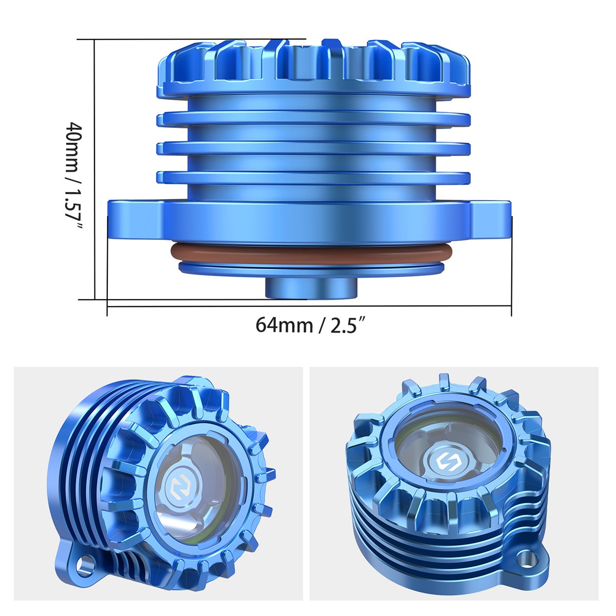 Transparent Enlarged Engine Oil Filter Cover For Gas Gas ES SM 700 2023-2024