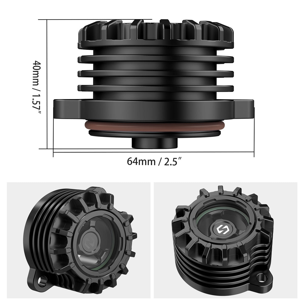 Transparent Enlarged Engine Oil Filter Cover For Gas Gas ES SM 700 2023-2024