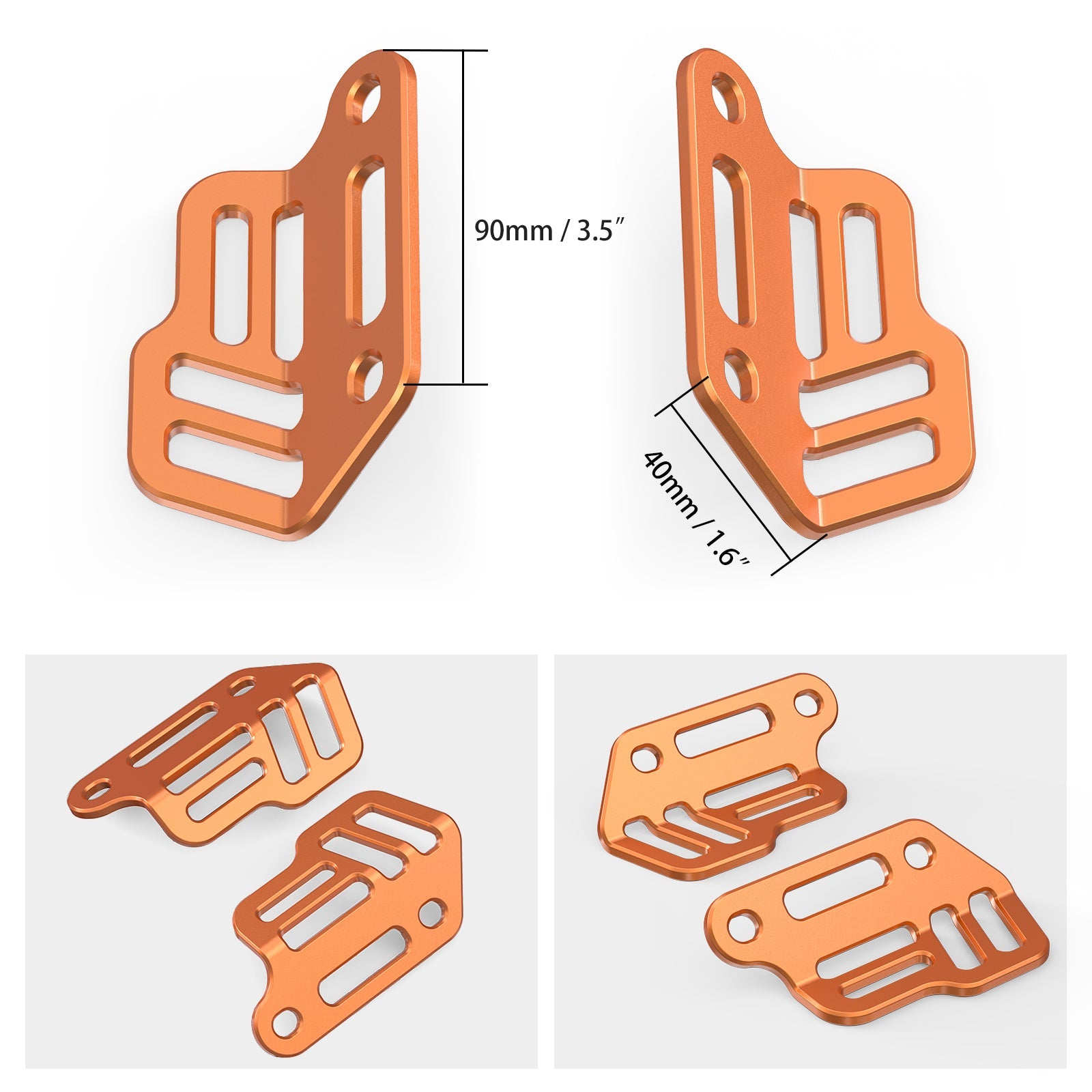 Tie Down Brackets Luggage Rack Side Bag Holders For Husqvarna Norden 901