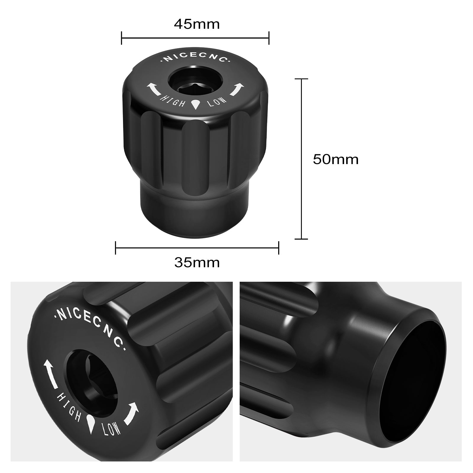Rear Shock Absorber Adjuster Knob For Husqvarna Norden 901 2022-2024
