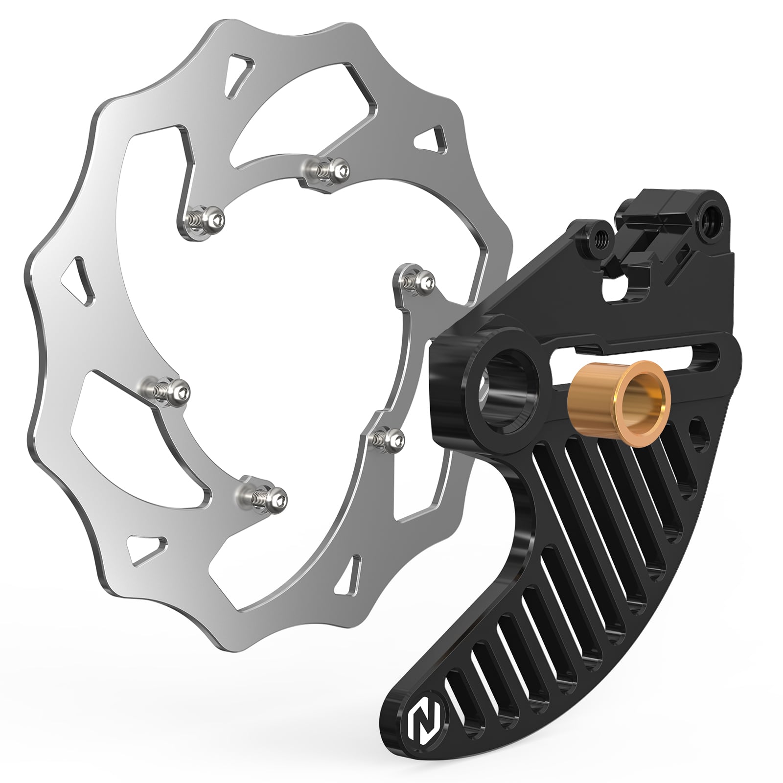 Oversized 240mm Rear Brake Rotor Kit For KTM EXC-F 350 500 2004-2024