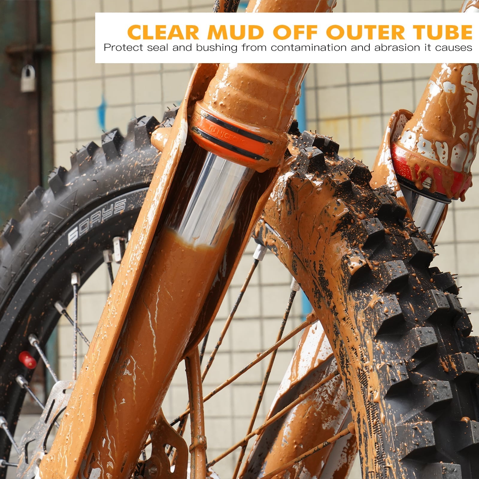 Mud Scraper Kit for KTM 350 500 EXC-F 2004-2024