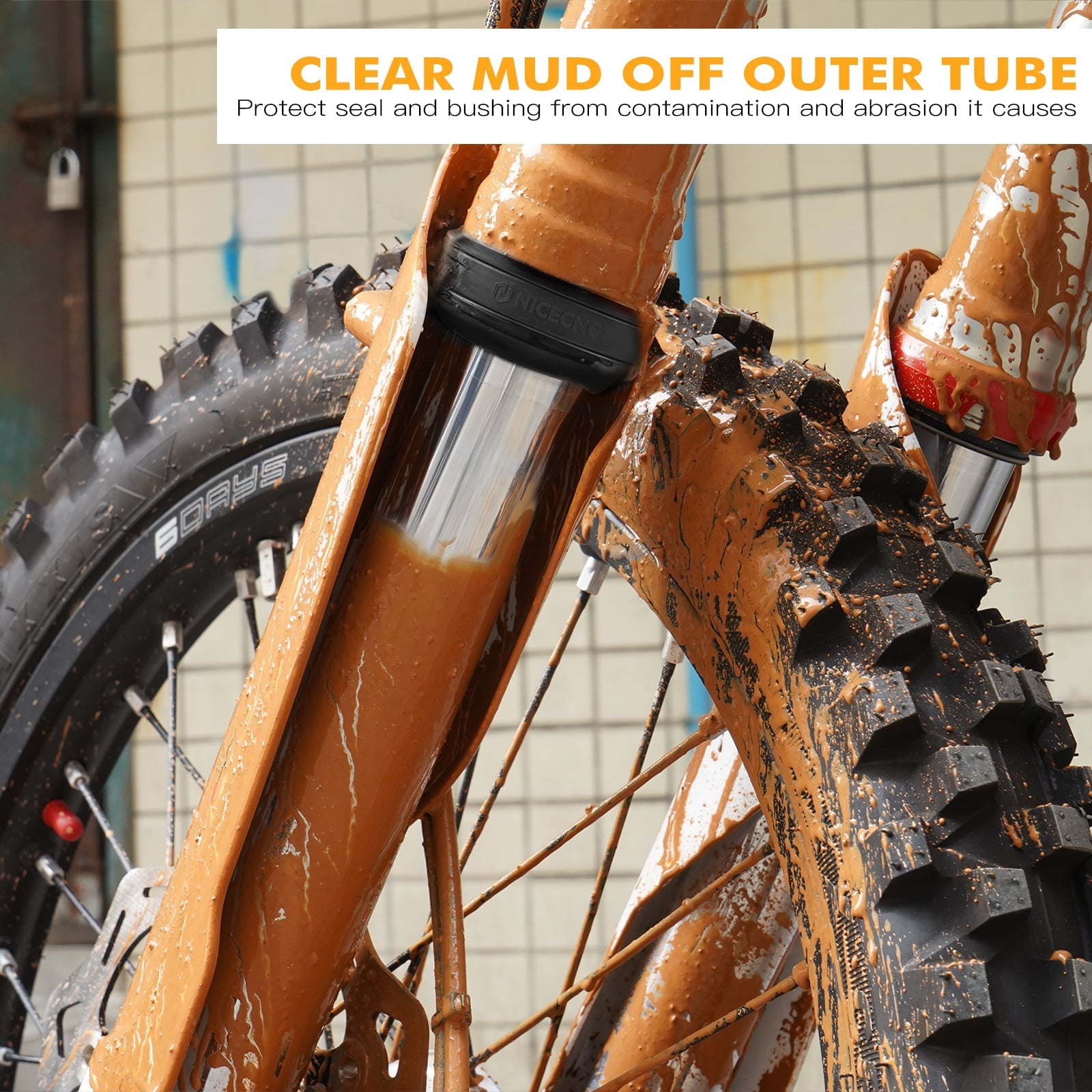 Mud Scraper Kit for KTM 350 500 EXC-F 2004-2024