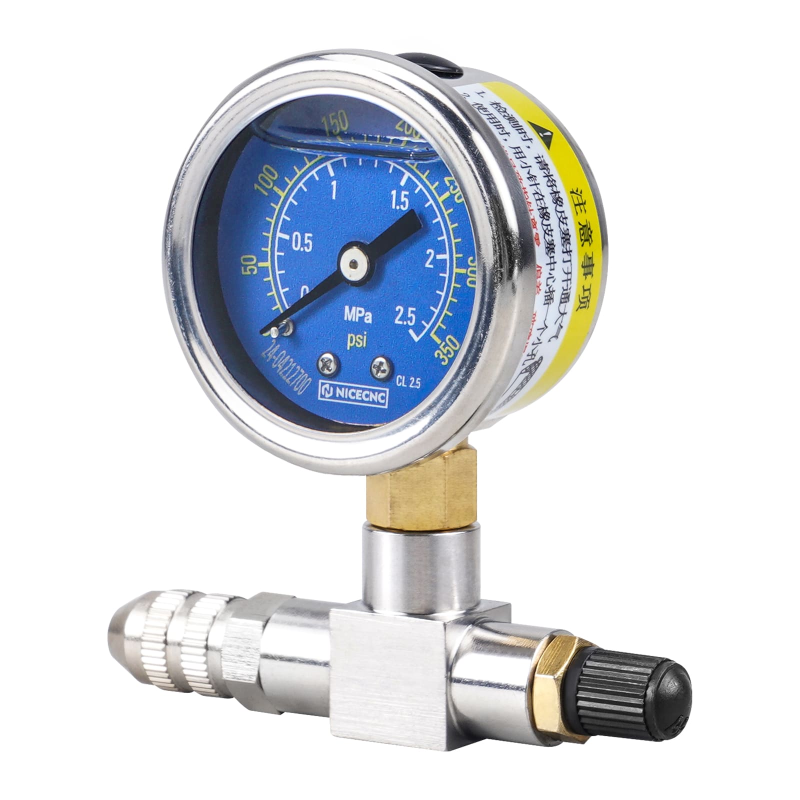 350 PSI Shock Nitrogen Needle Fill Tool For Universal Motorcycles ATV UTV Polaris RZR Can Am