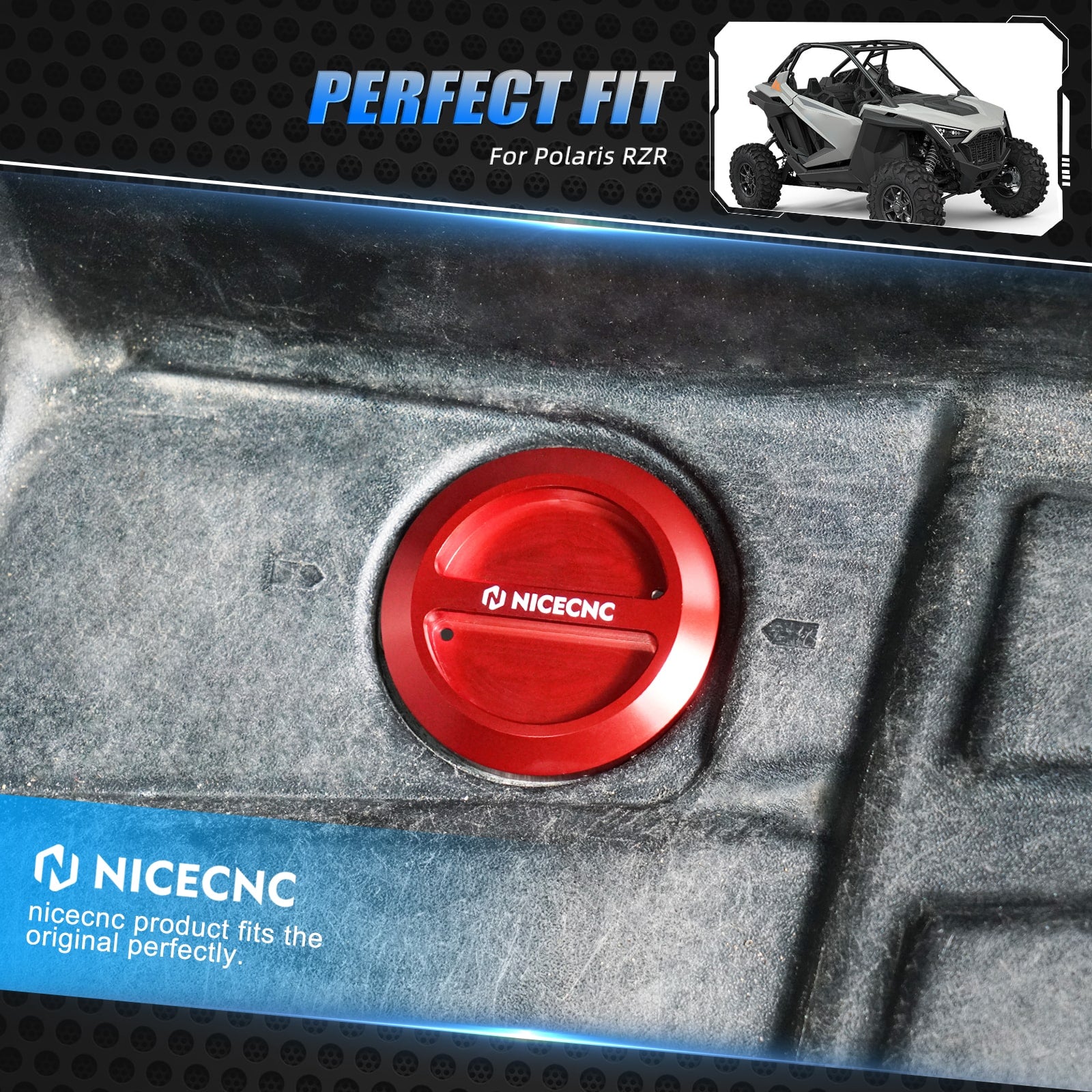 Upgraded UTV Twist Floor Drain Plugs For Polaris RZR XP 4 1000 Trail General 1000