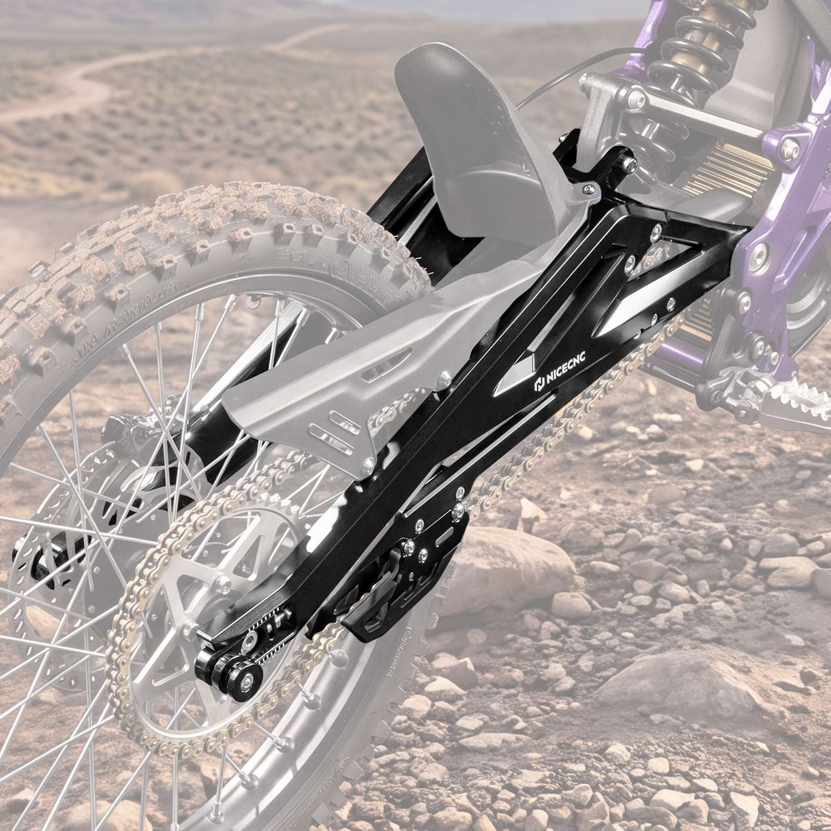+100mm Extended Rear Swingarm For Surron light bee X/ S/ L1E Segway X160 X260