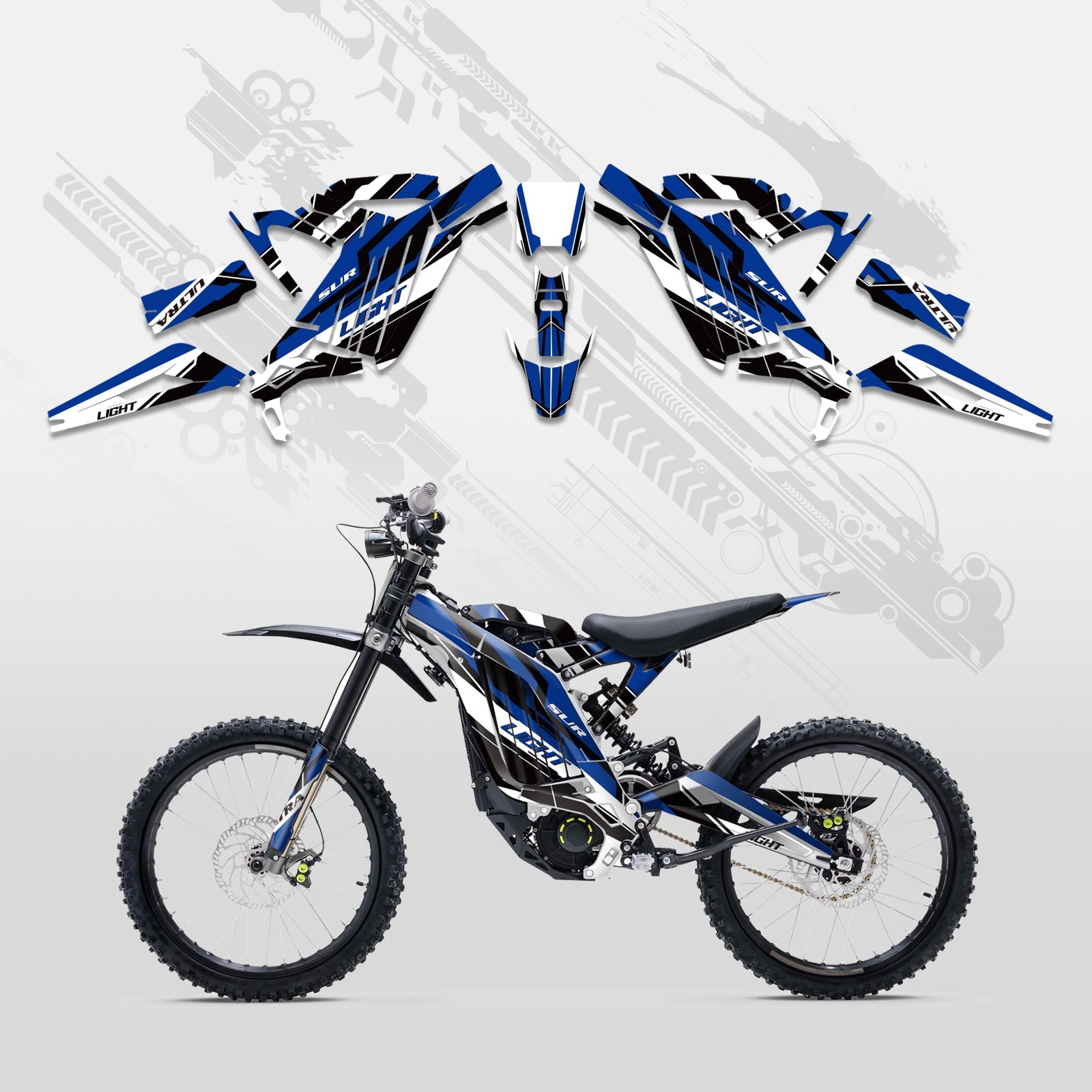 Motorcycle Full Graphics Decals Stickers Kit For Surron Light Bee X ALL YEARS