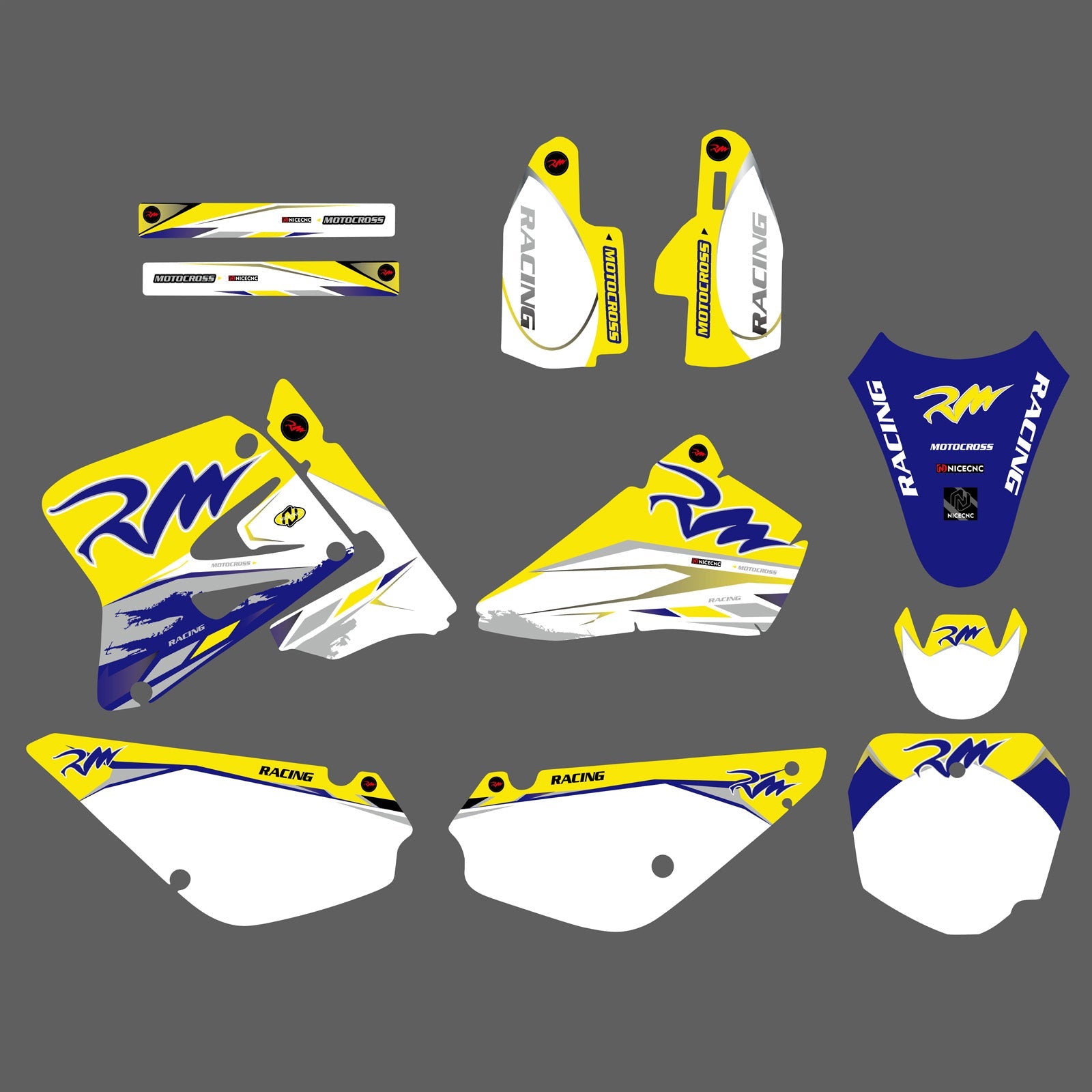 Motorcycle Team Decals Stickers Full Graphic Kit For SUZUKI RM80/RM85 2005-2018