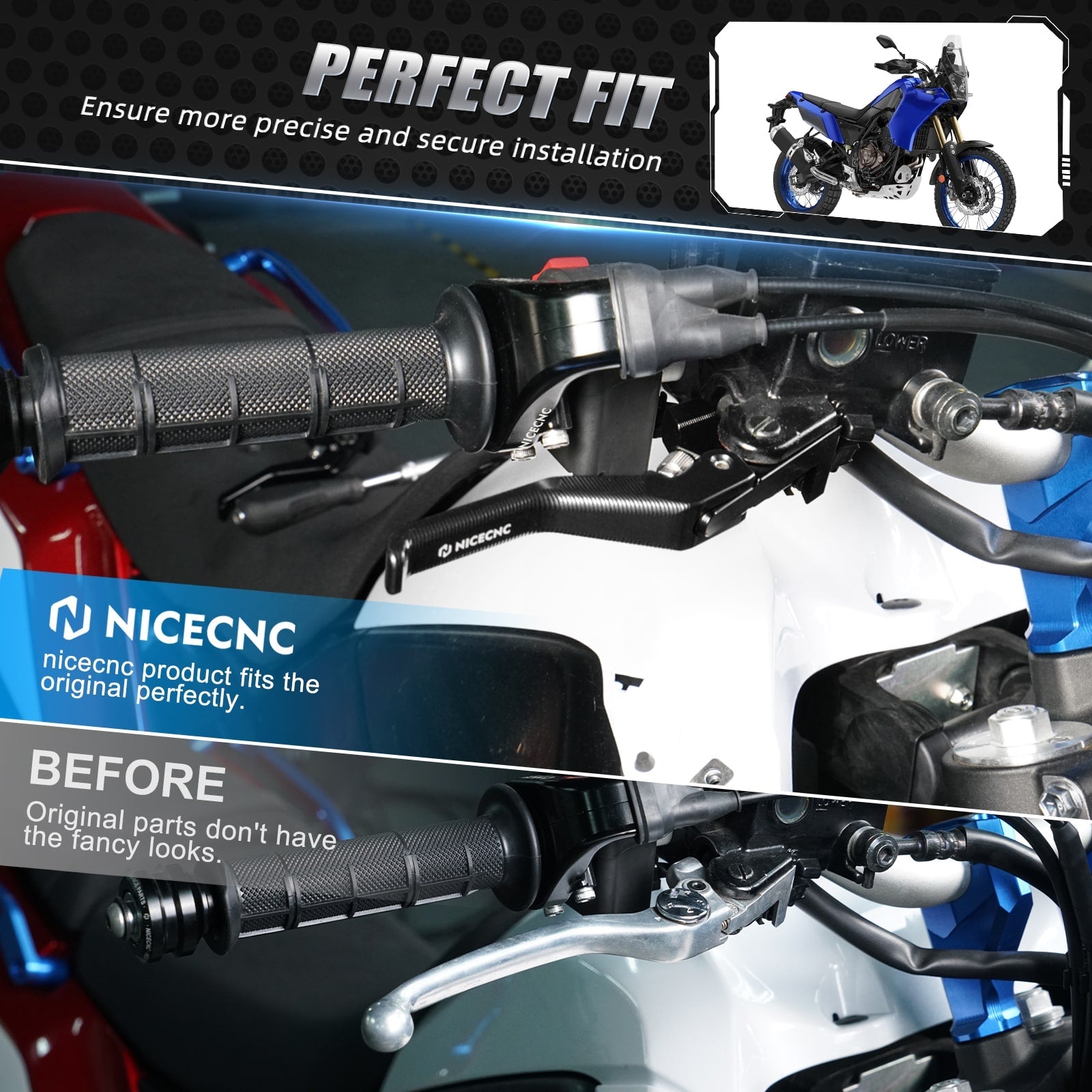 Shorty Brake Clutch Lever for Yamaha MT-07 2018-2020