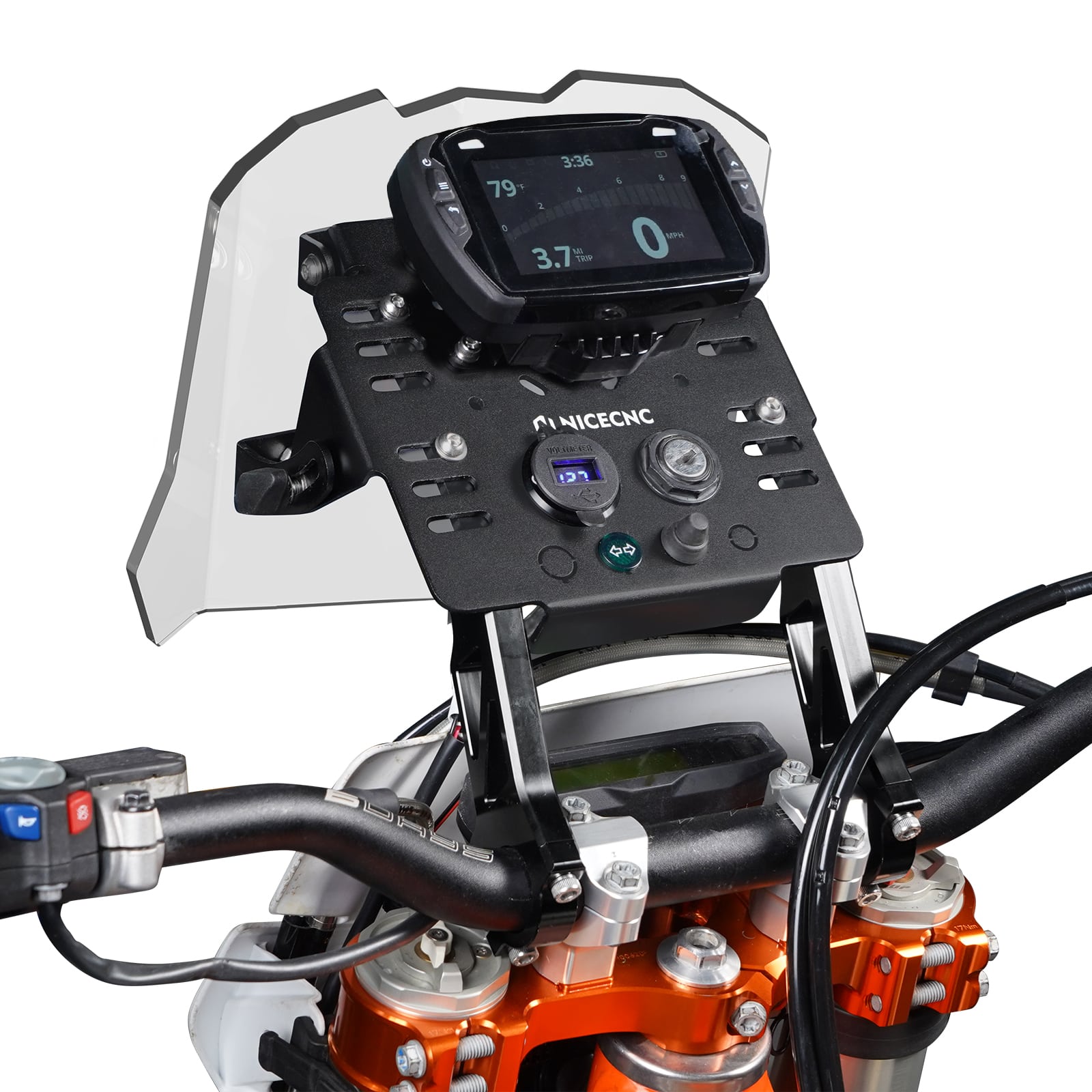 GPS Mount Bracket Mini Fairing Kit For Husqvarna 701 Enduro Supermoto 2016-2024
