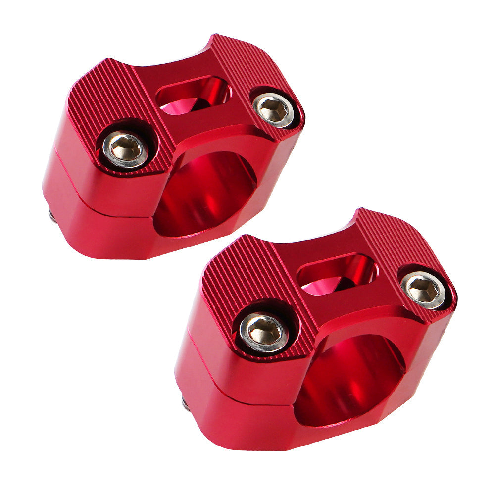 Universal Off-Road Motorcycle ATV Handlebar Mounts 7/8" to 1 1/8" Fat Bar Adapter Kit Riser